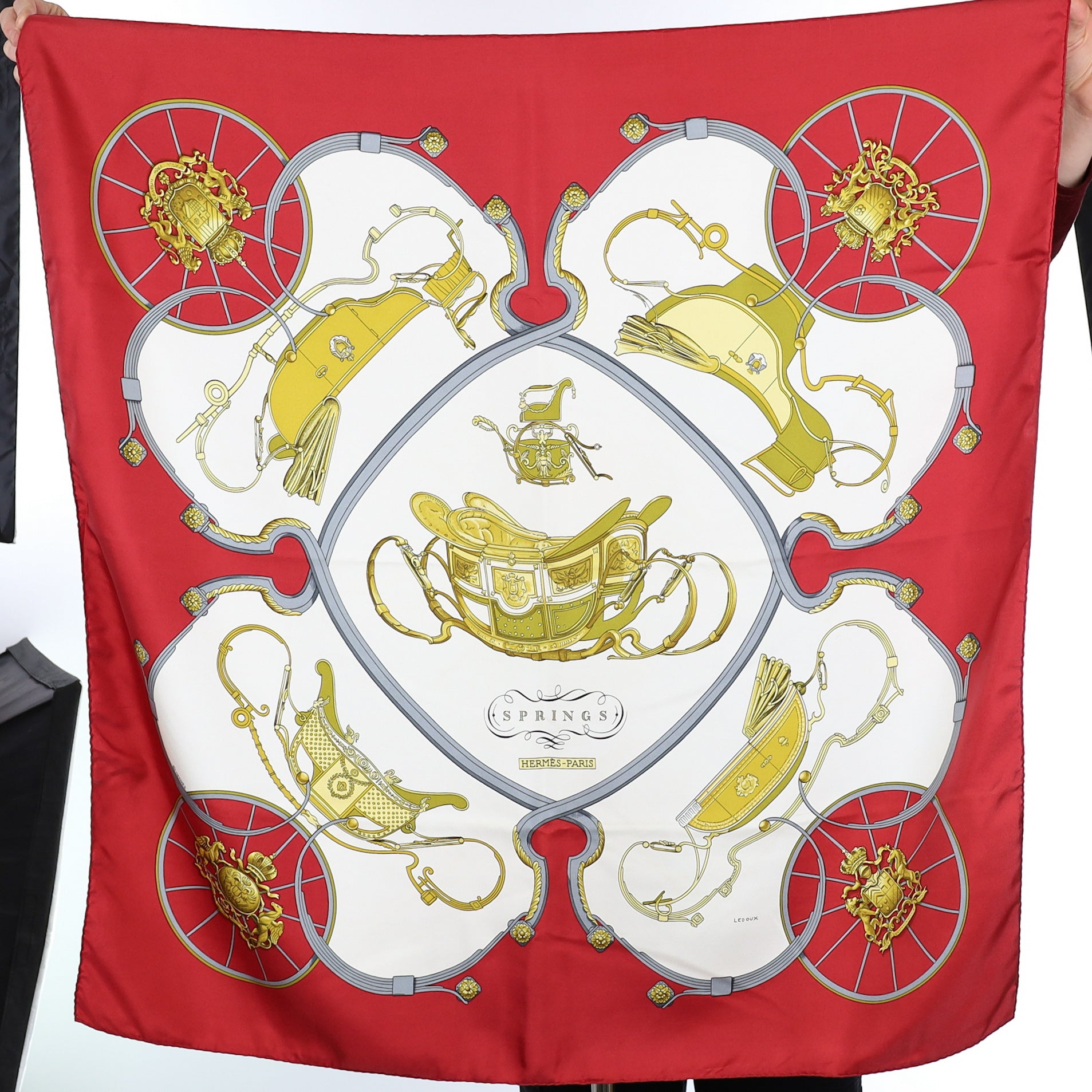 Hermès Springs Silk Scarf