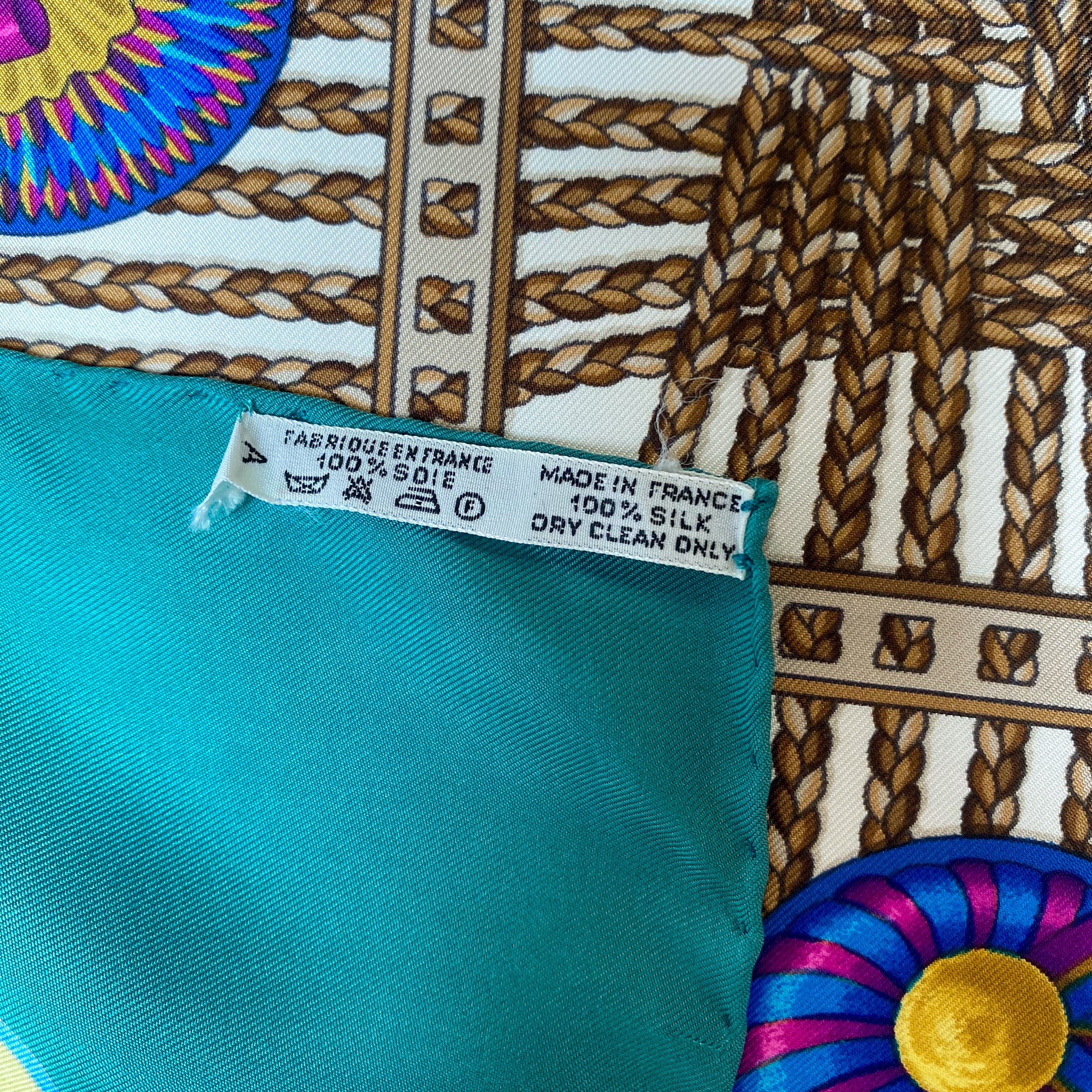 Hermès Les Rubans Du Cheval Silk Scarf