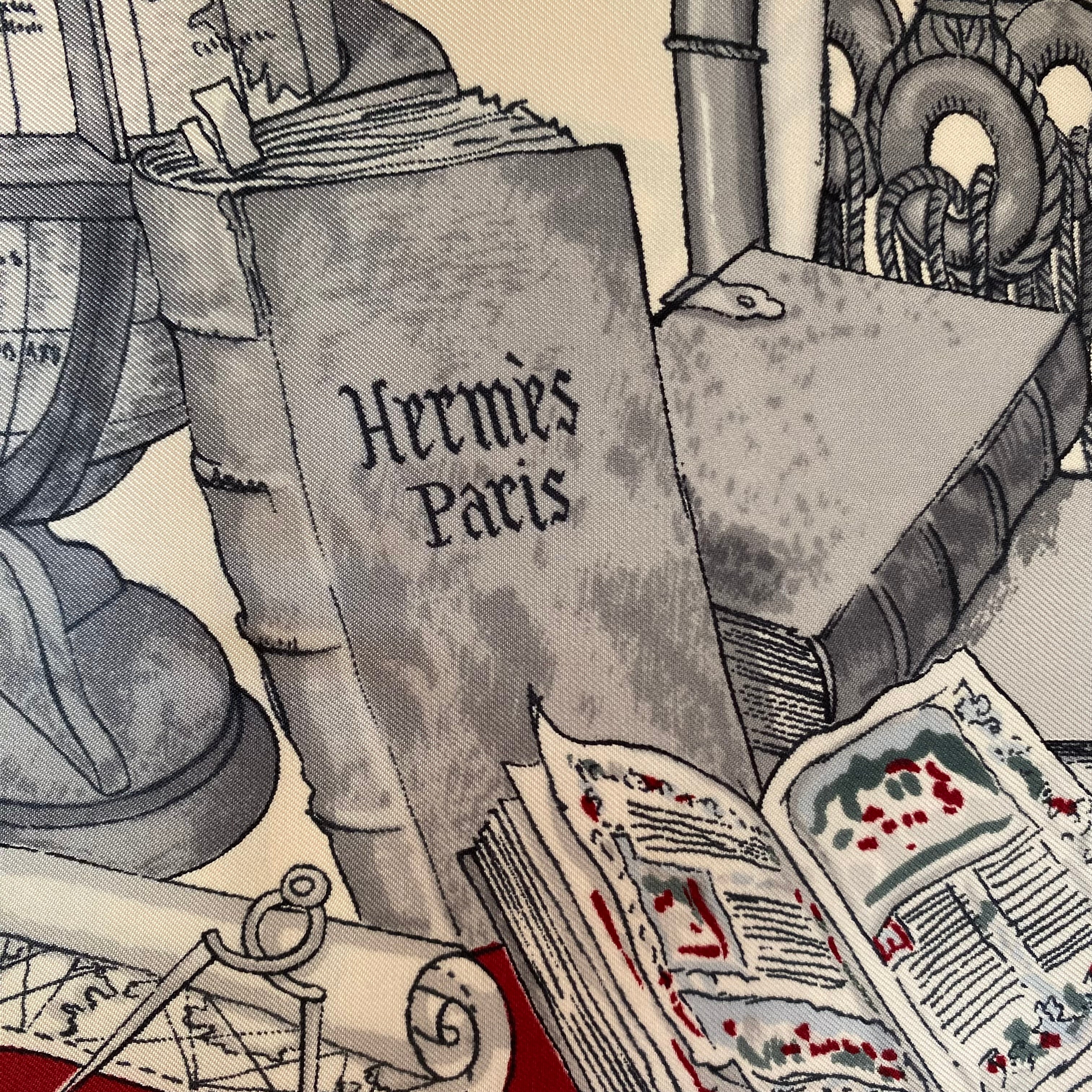 Hermès Caravelle Vintage Silk Scarf