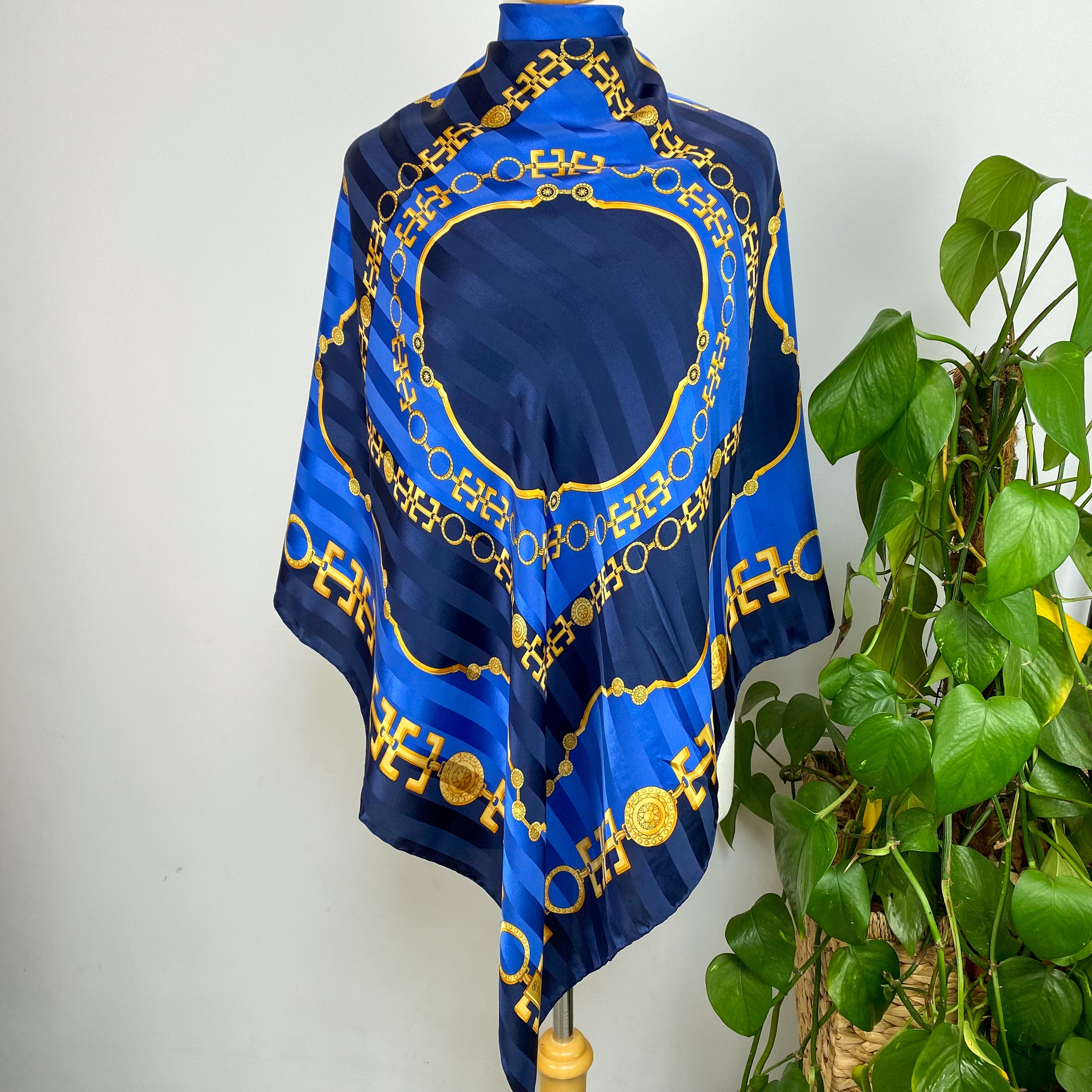 Vakko Baroque Style Silk Scarf