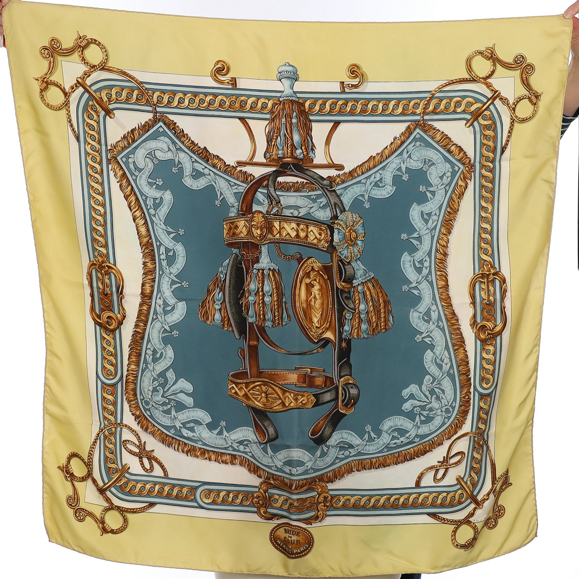Hermès Bride de Cour Silk Scarf