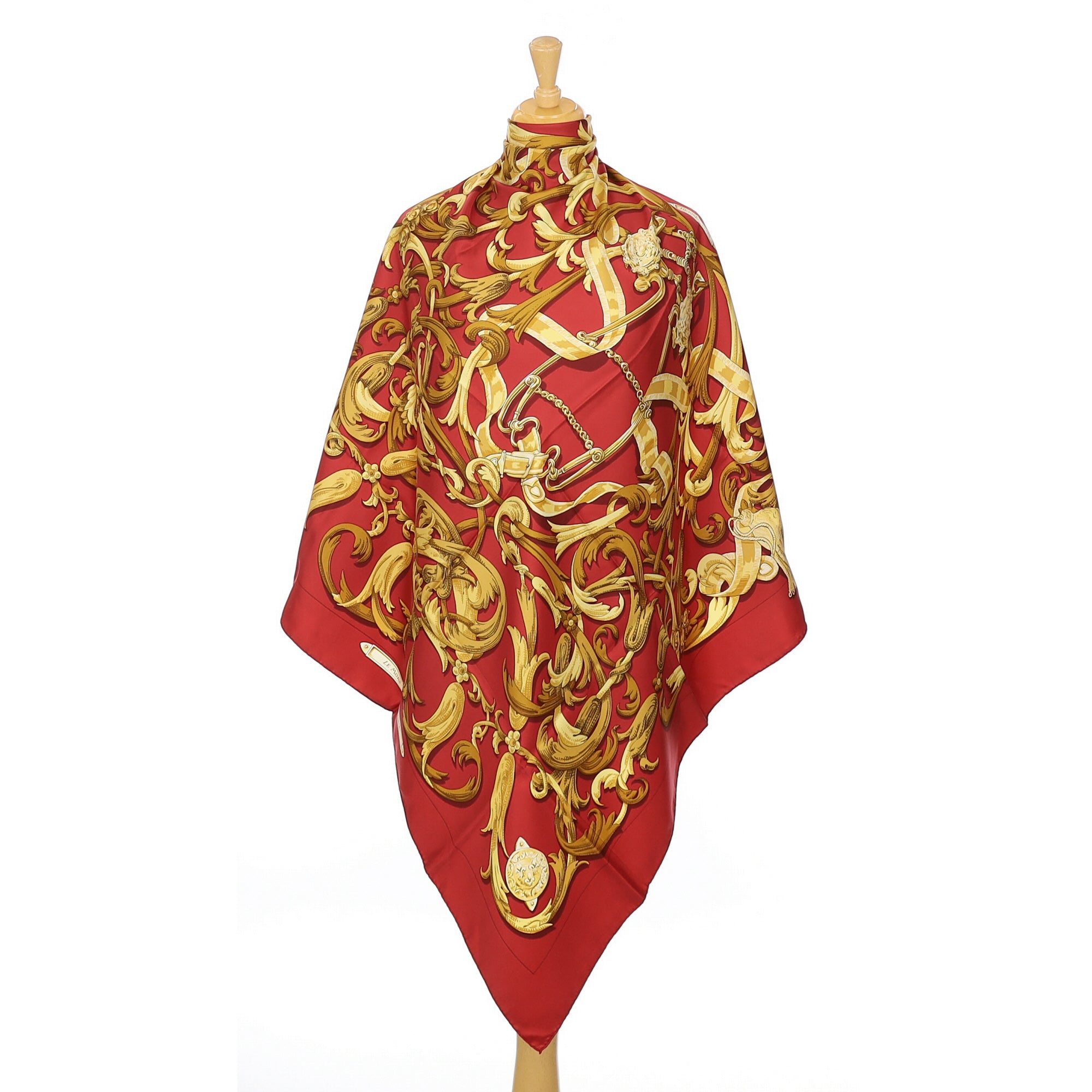 Pristine Hermès Le Mors a la Conétable Silk Scarf