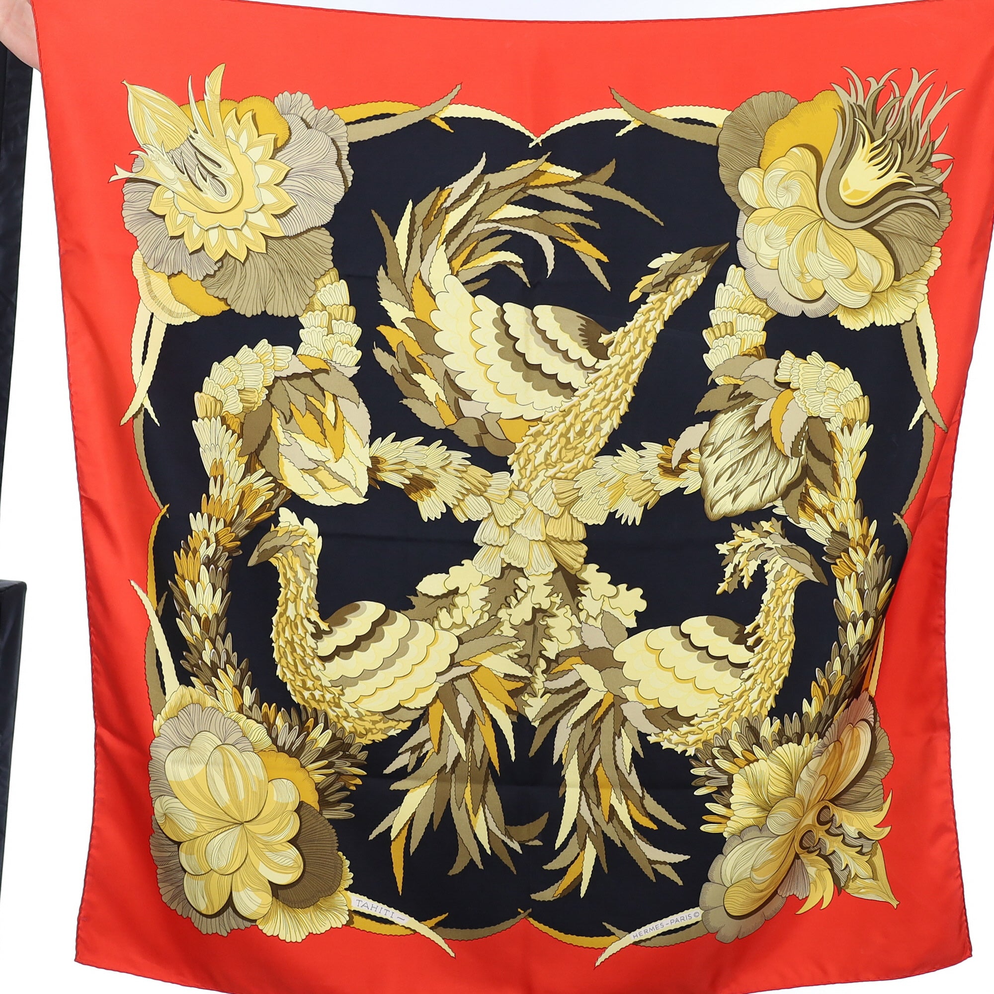 Hermès Tahiti Silk Scarf