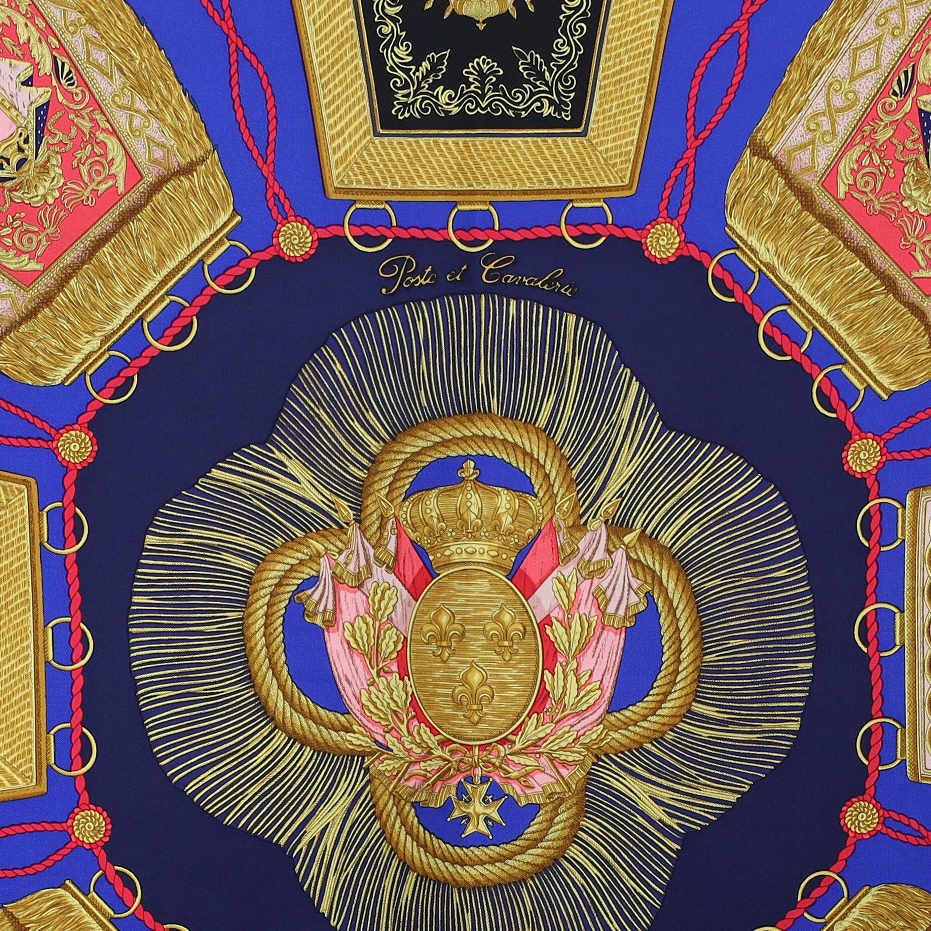 Hermès Poste Et Cavalerie Silk Scarf