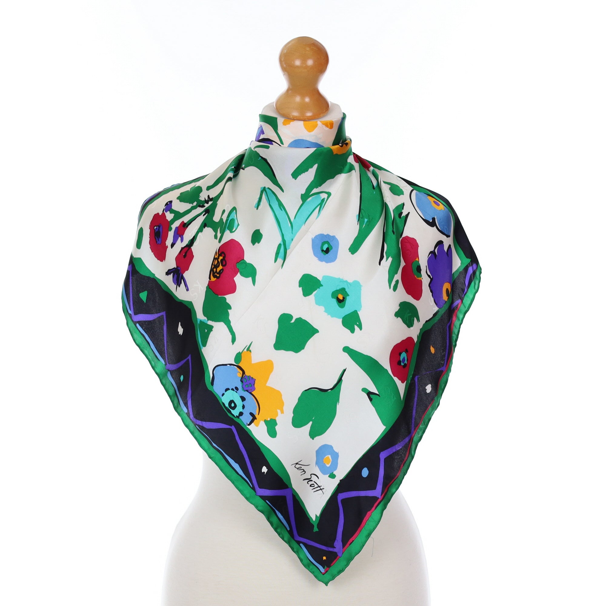 Ken Scott Designer Silk Scarf