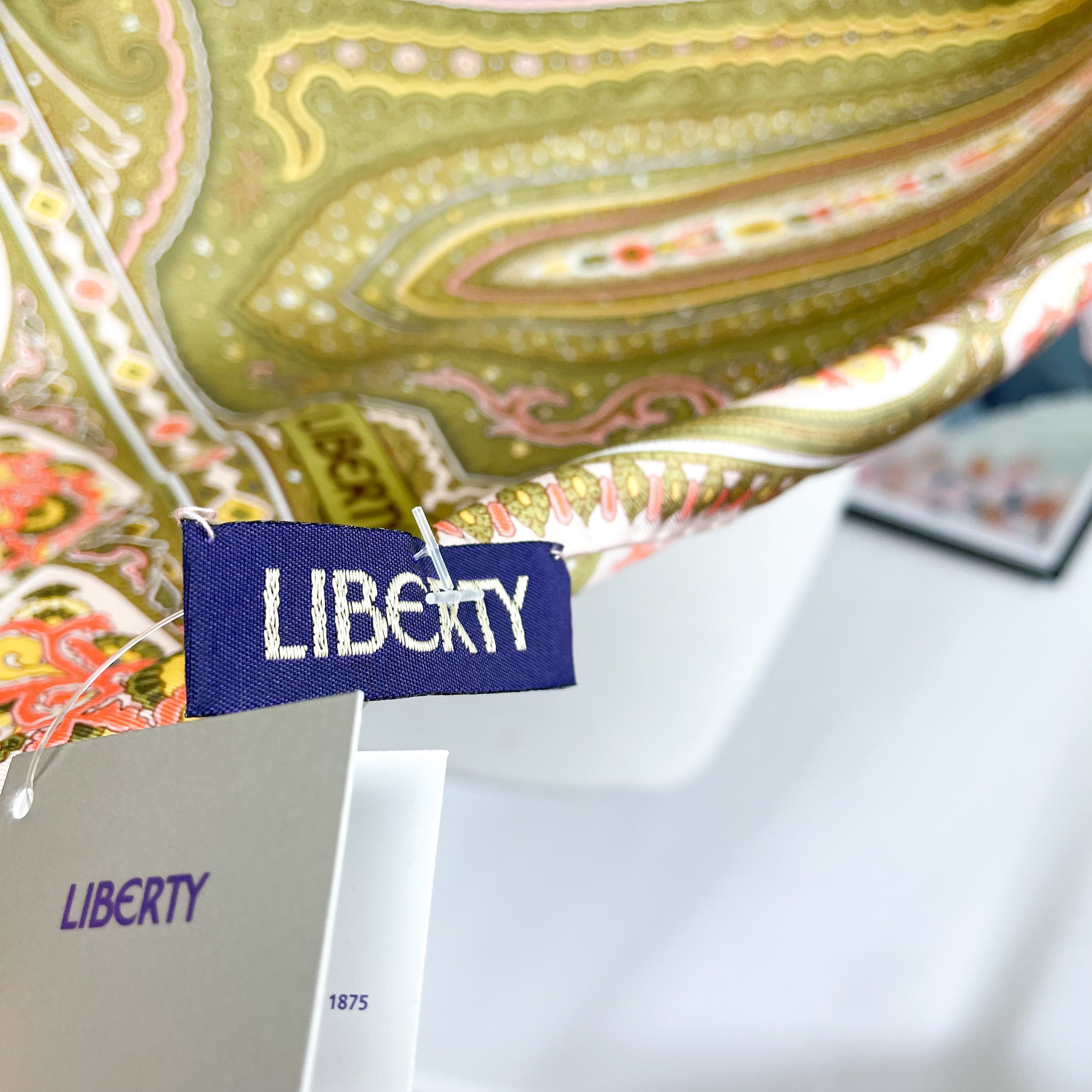 Brand New Large Liberty Designer Silk Scarf