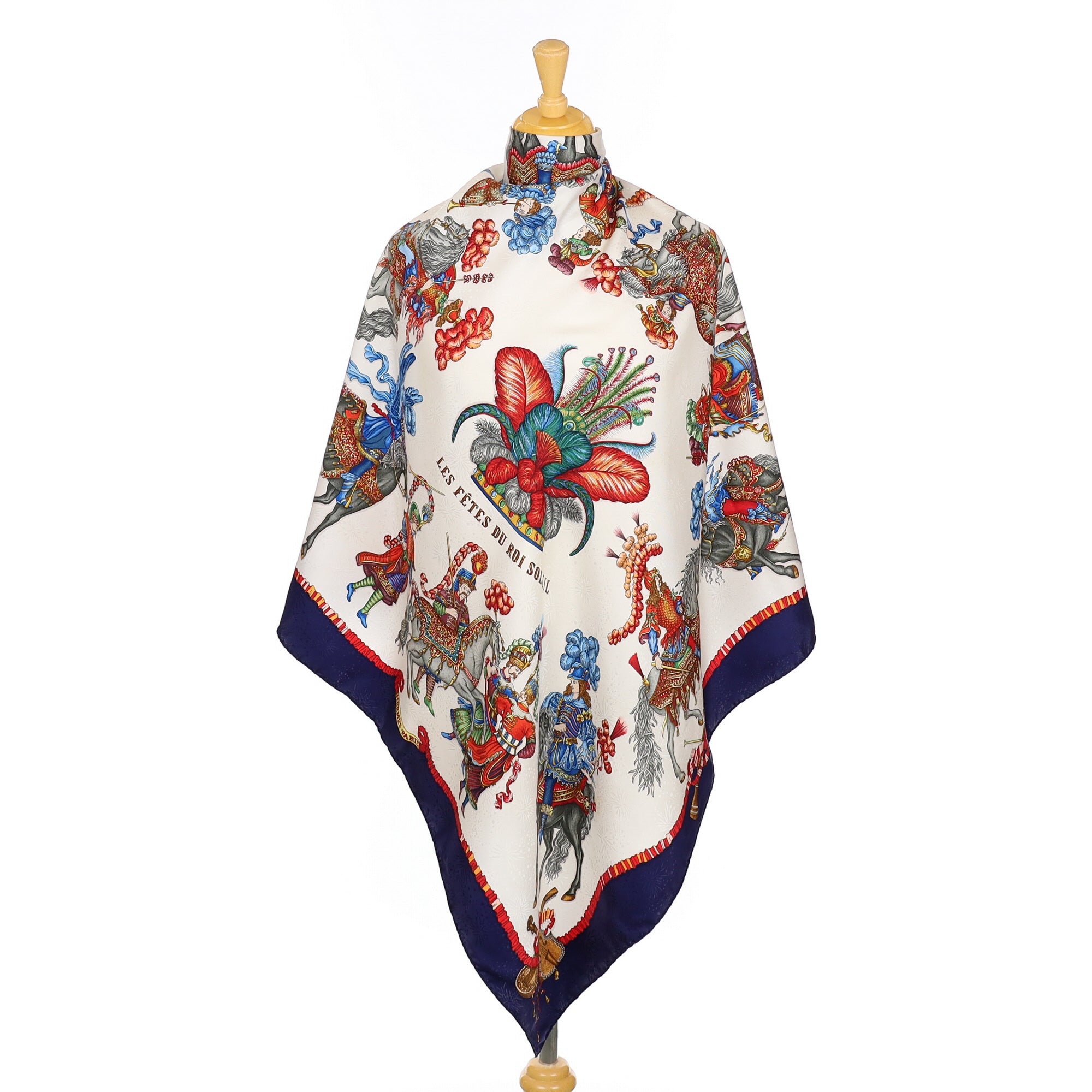 Hermès Les Fêtes du Roi Soleil Silk Scarf