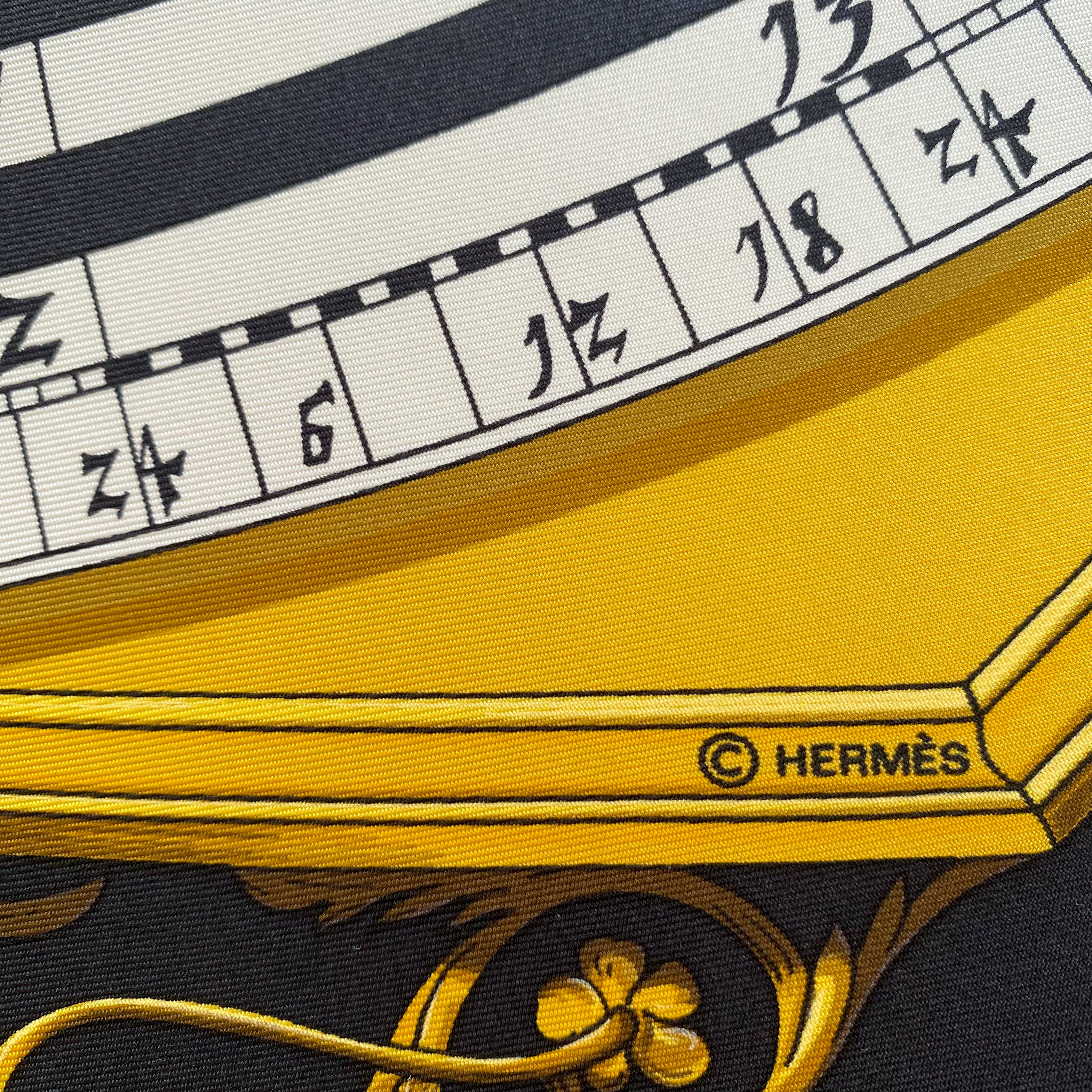 Pristine Boxed Hermès Astrologie Dies et Hore Silk Scarf