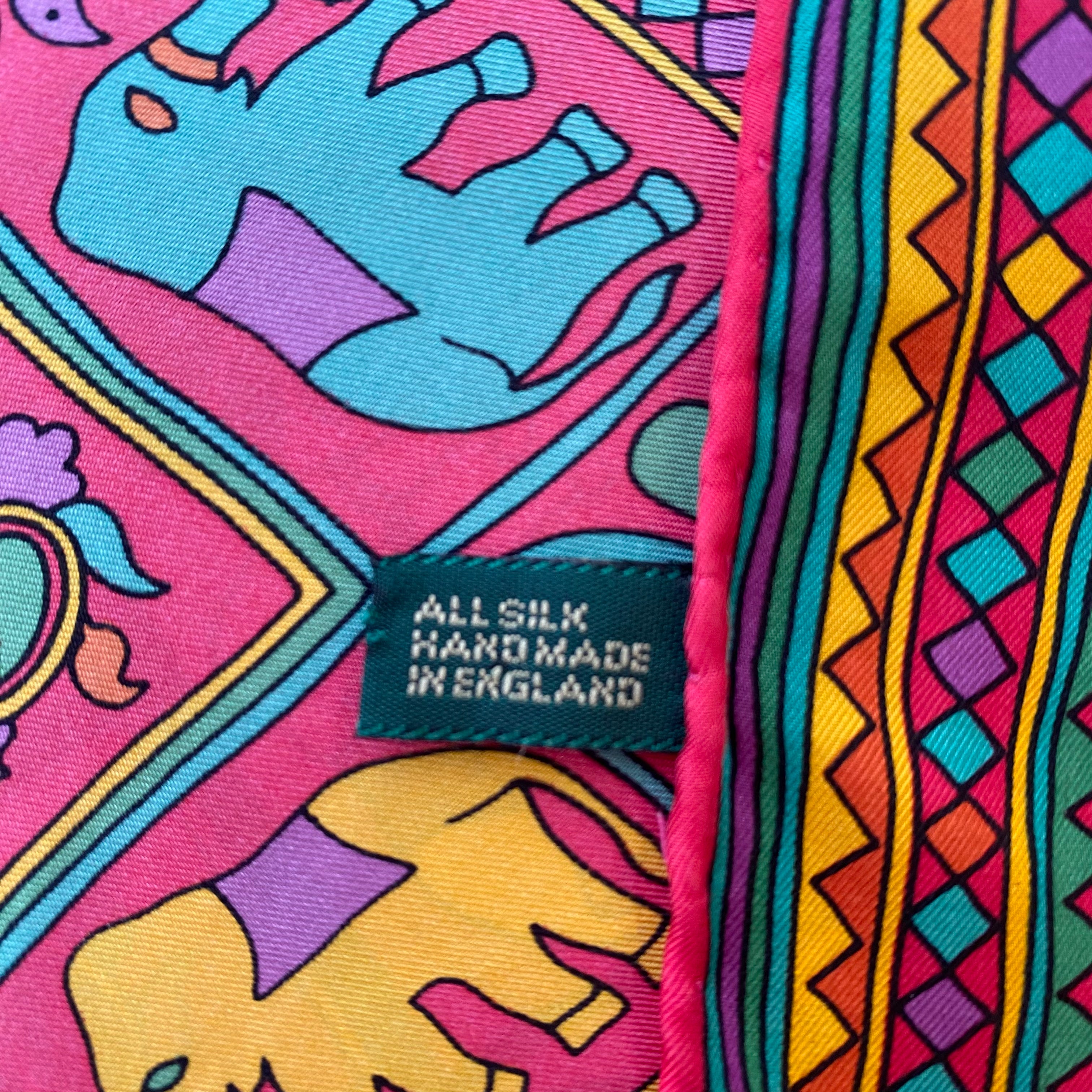 Immaculate Holland and Holland Modern Silk Scarf