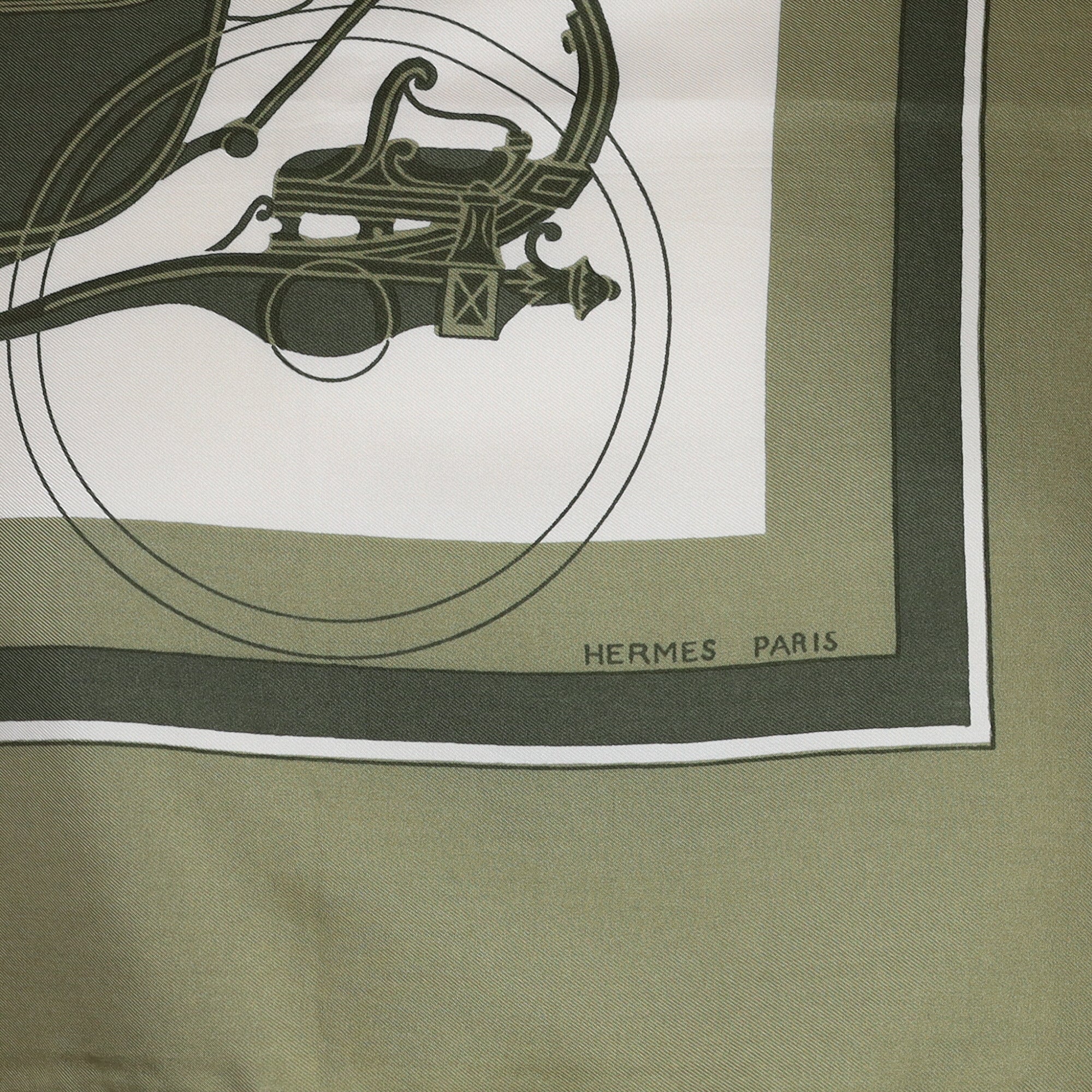 Hermès Ex-Libris Silk Scarf