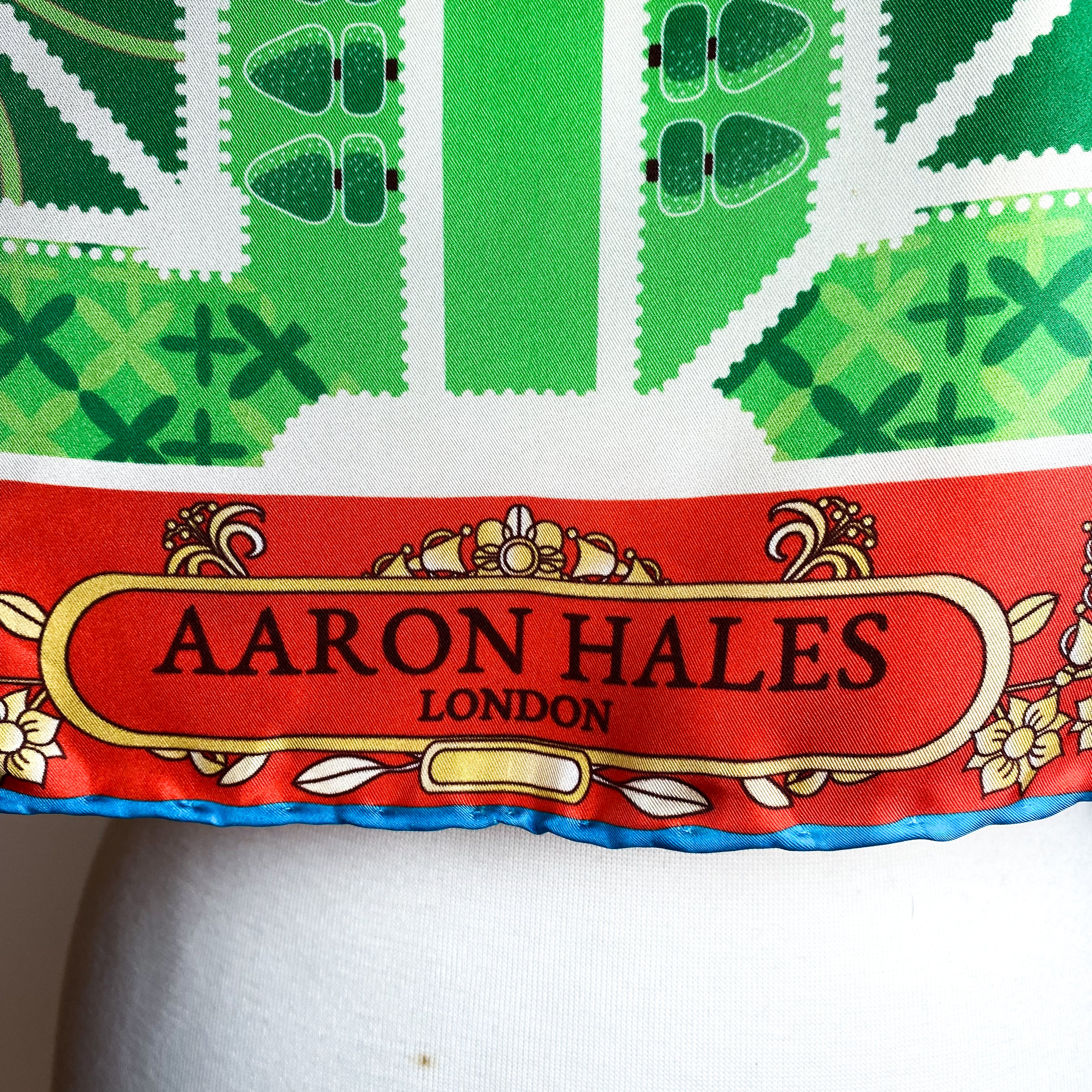 Aaron Hales London Colourful Designer Silk Scarf