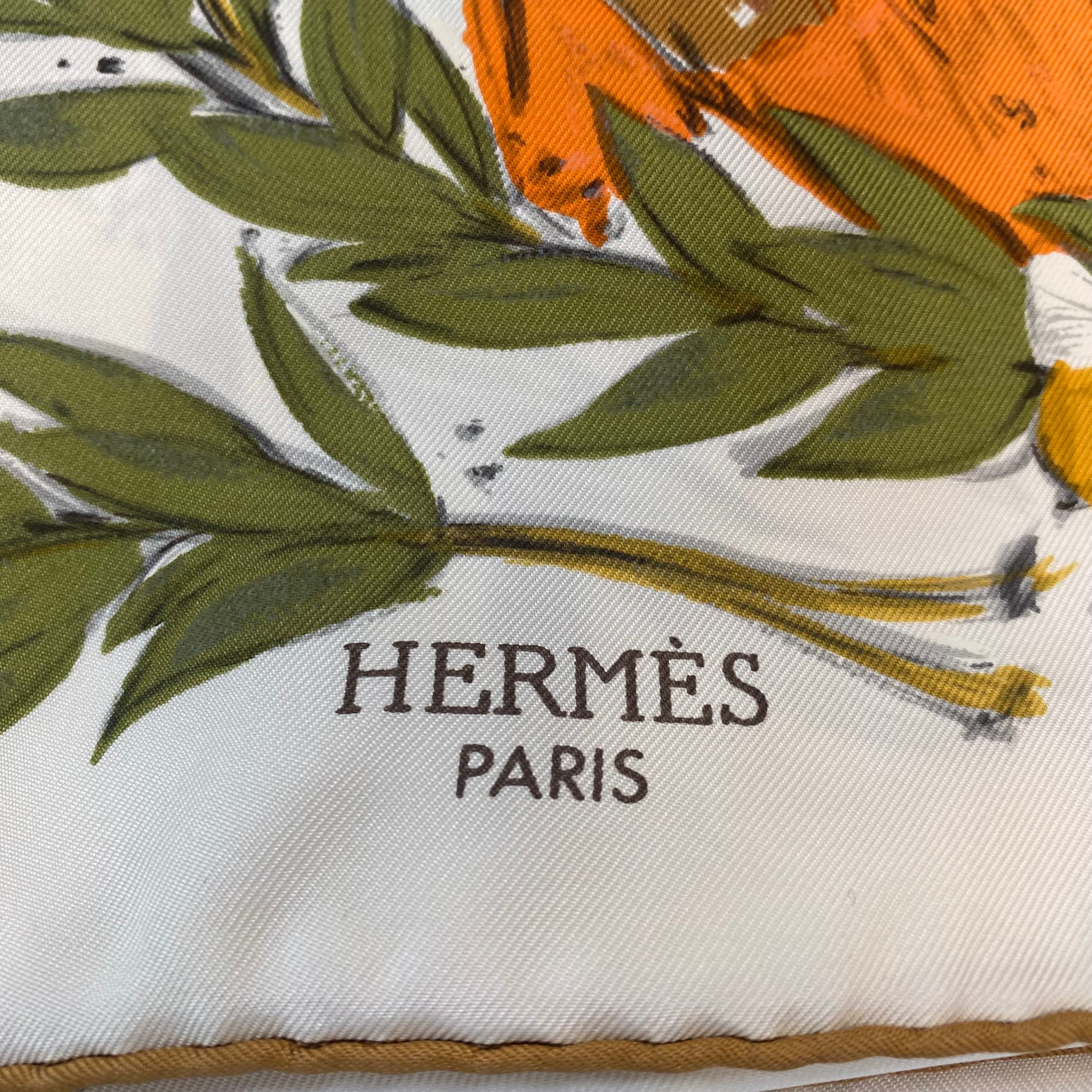 Hermès Champ de Courses À Chantilly Silk Scarf