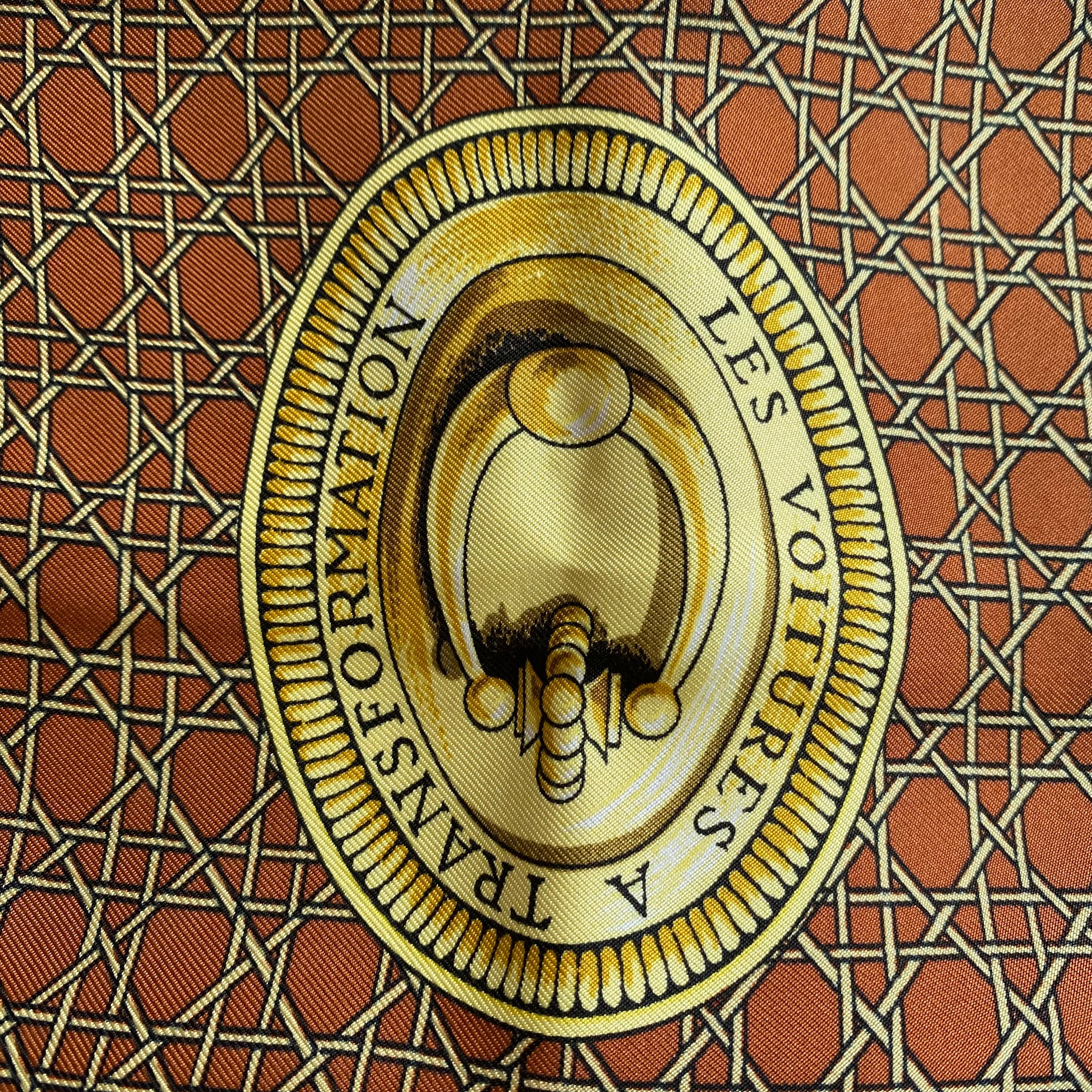 Pristine Hermès Les Voitures Transformation Silk Scarf