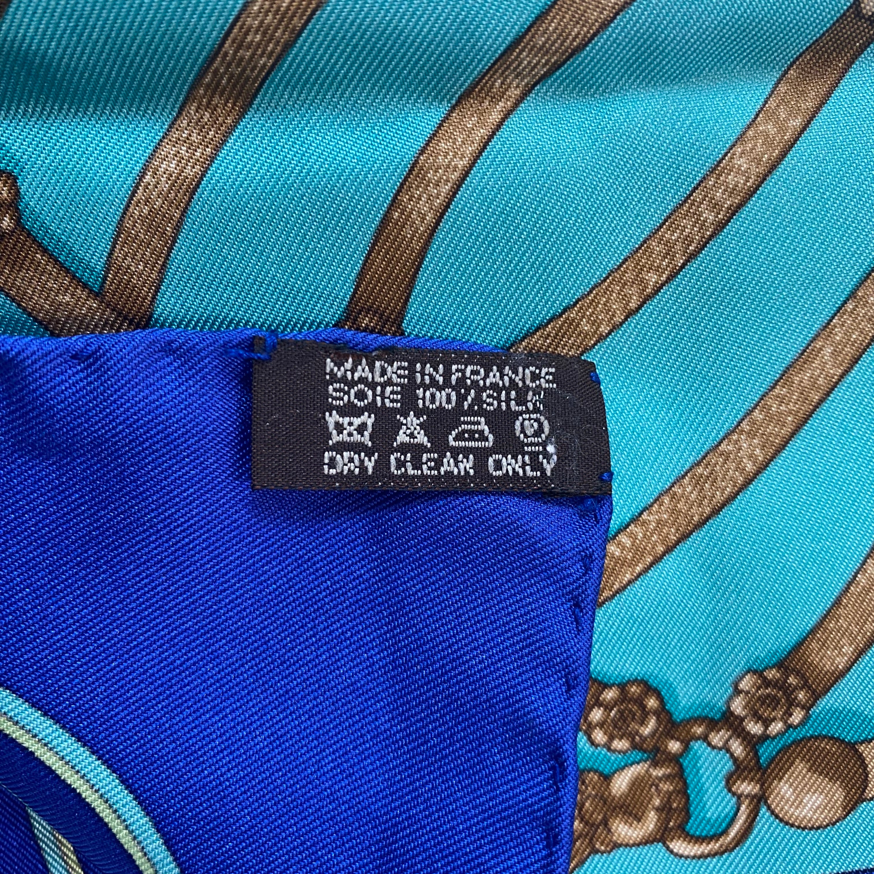 Hermès Gaucho Par Silk Scarf