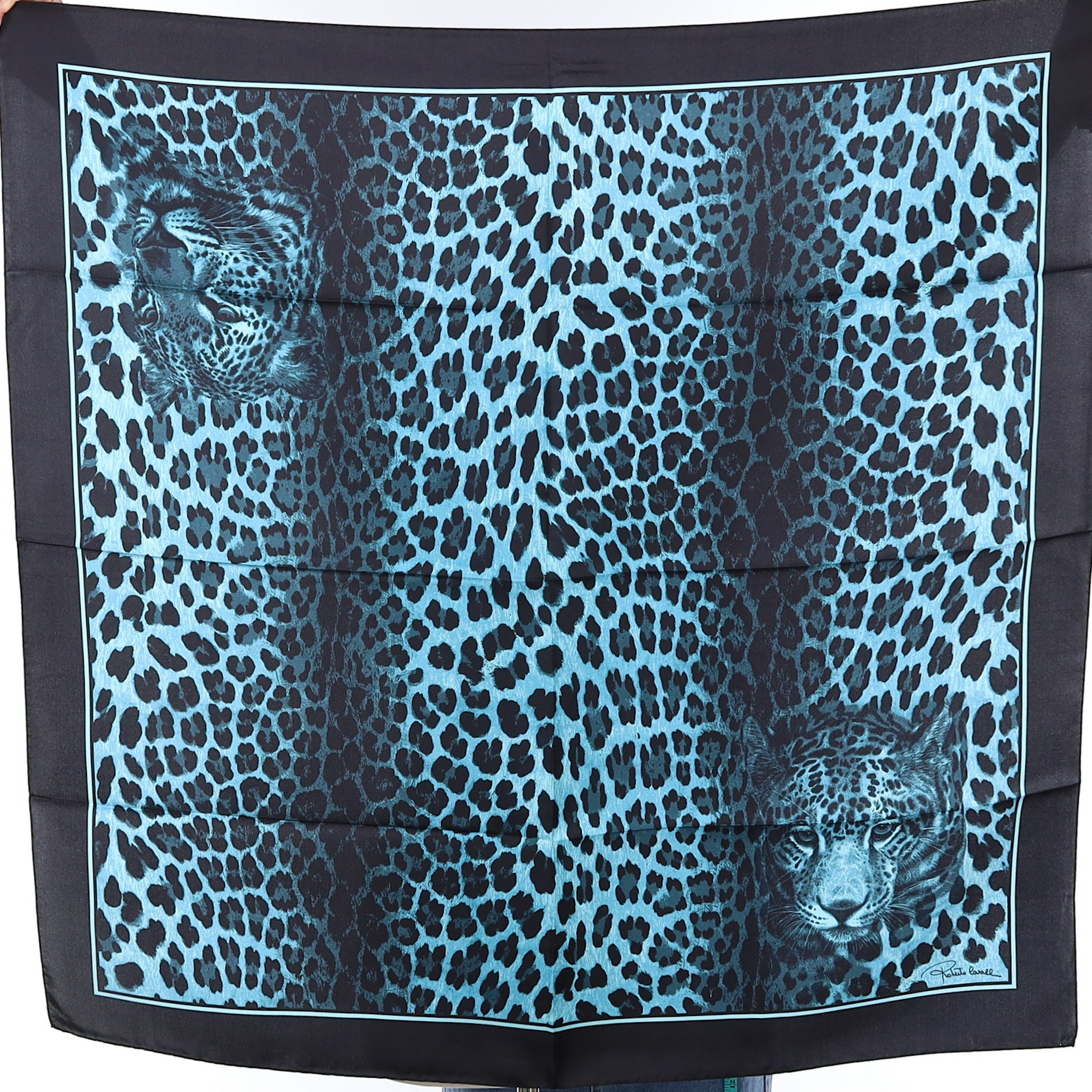 Brand New Roberto Cavalli Silk Scarf