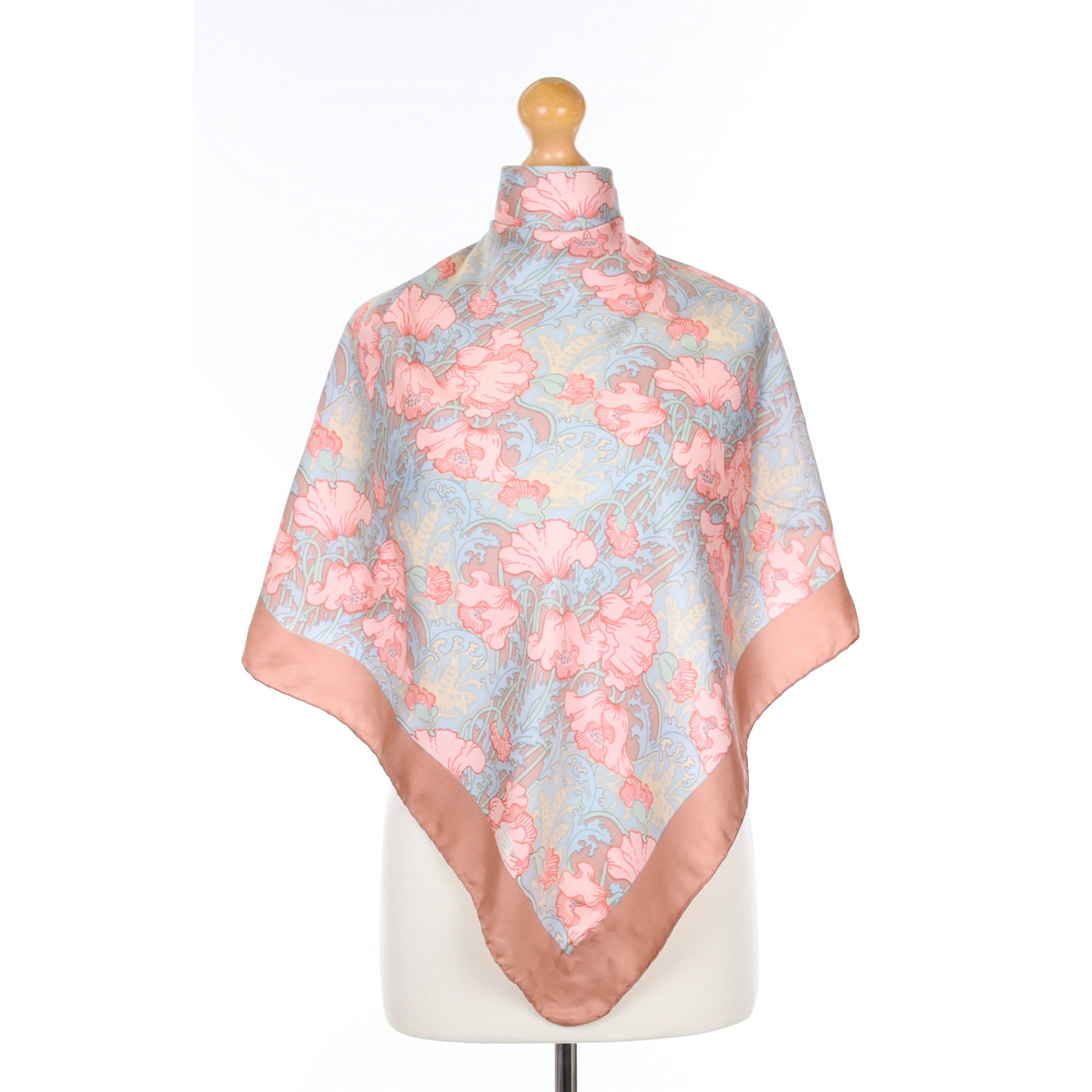 Liberty Hazy Pink Vintage Silk Scarf
