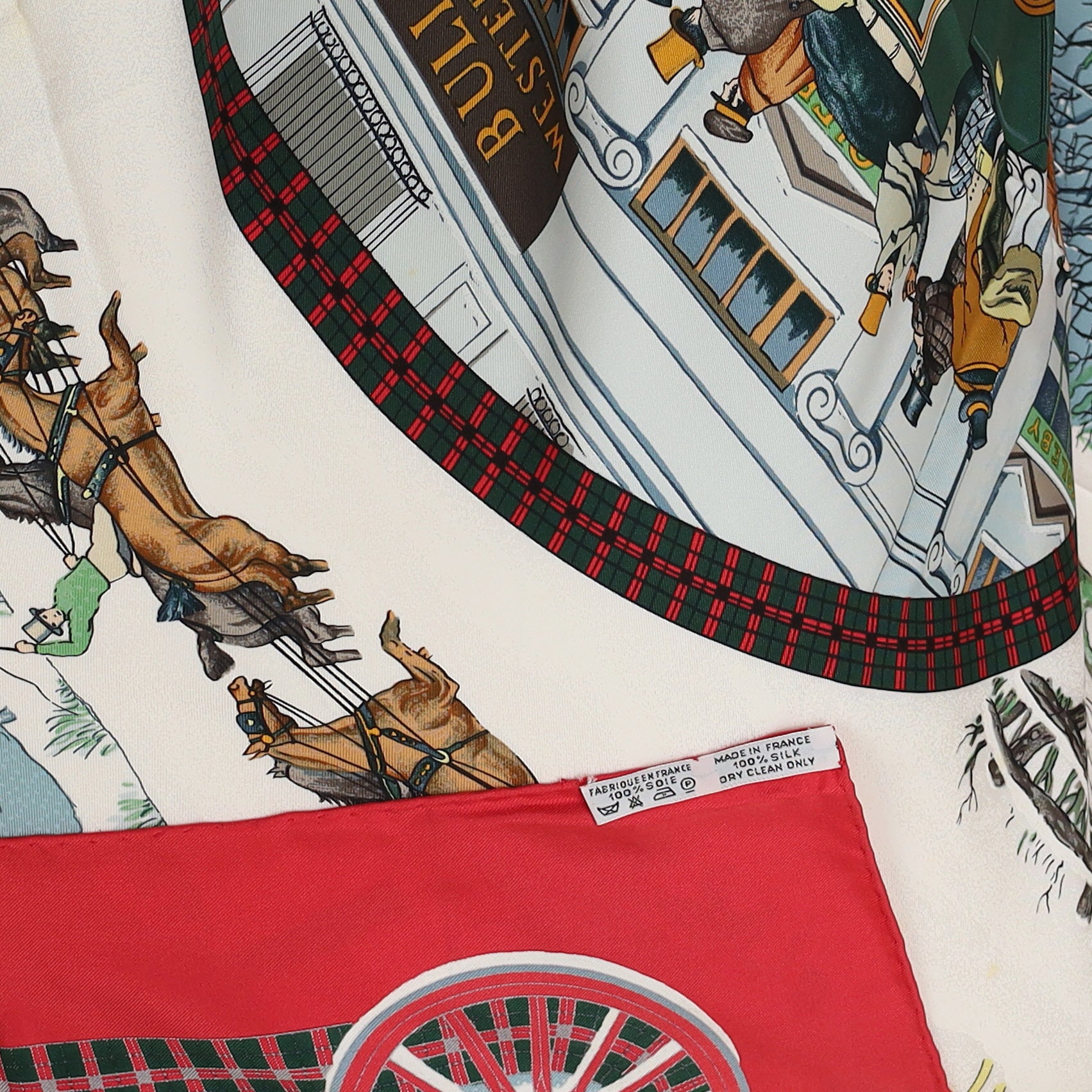 Hermès L’Hiver en Poste Silk Scarf