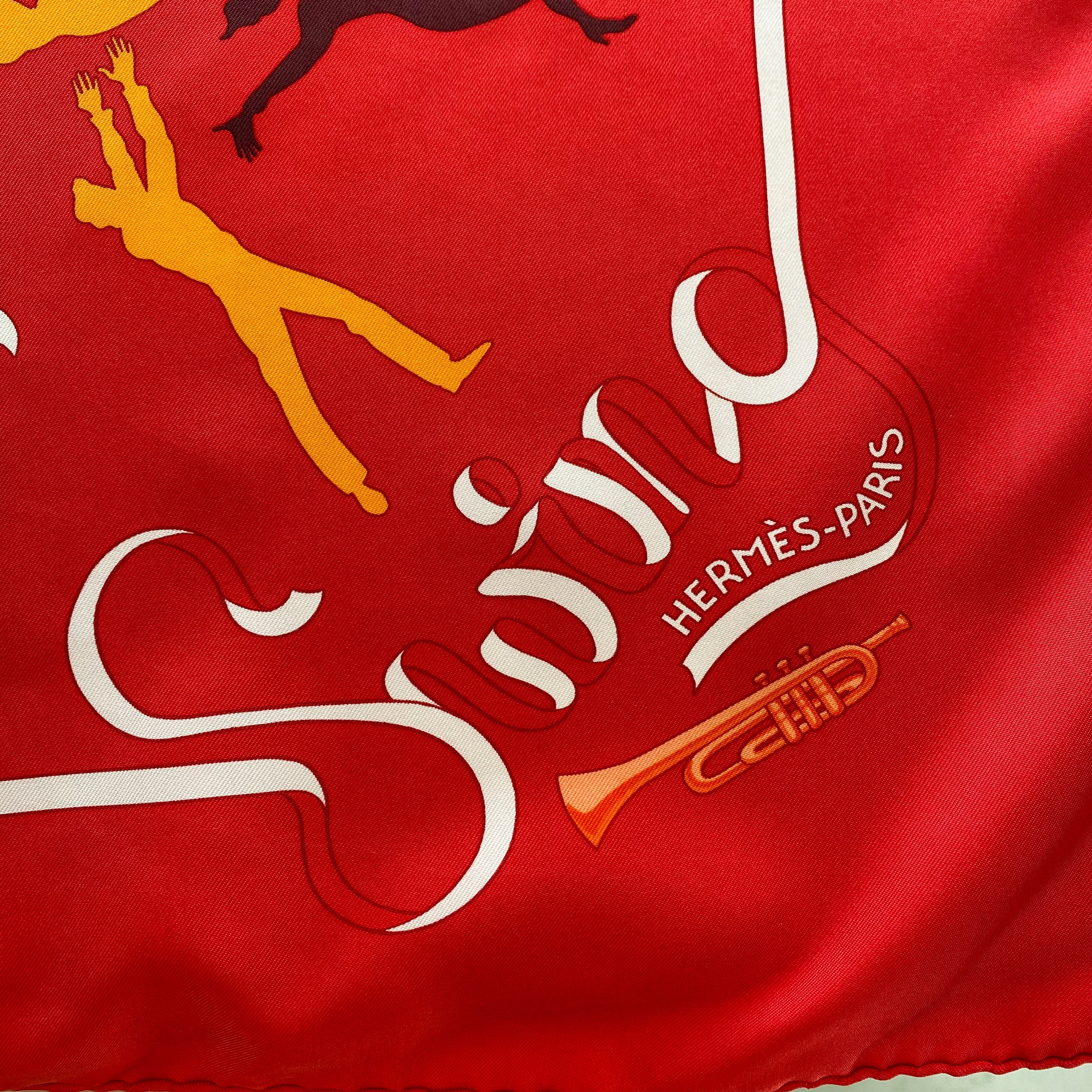 Hermès Boogie Woogie Silk Scarf