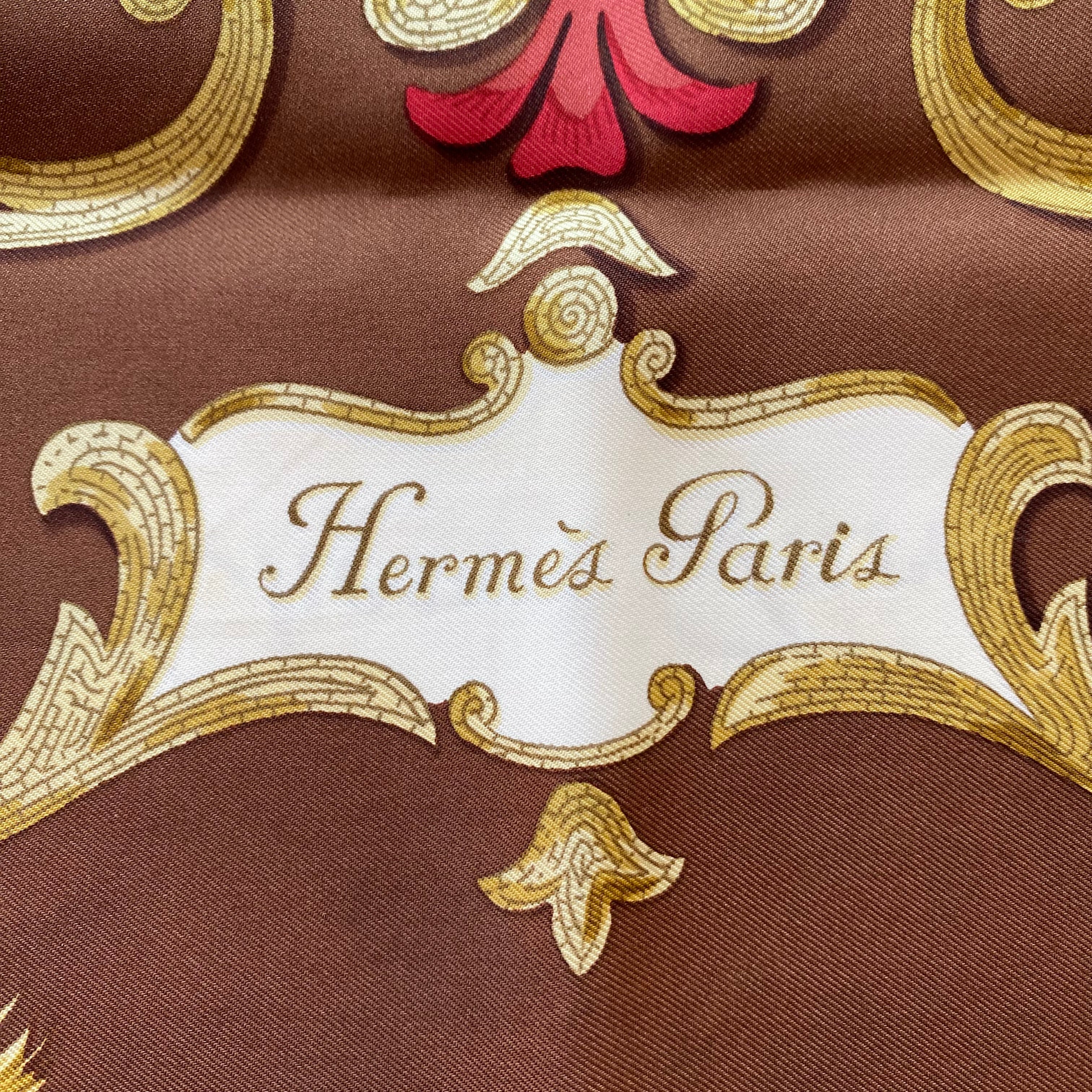 Hermès Cheval Turc Silk Scarf