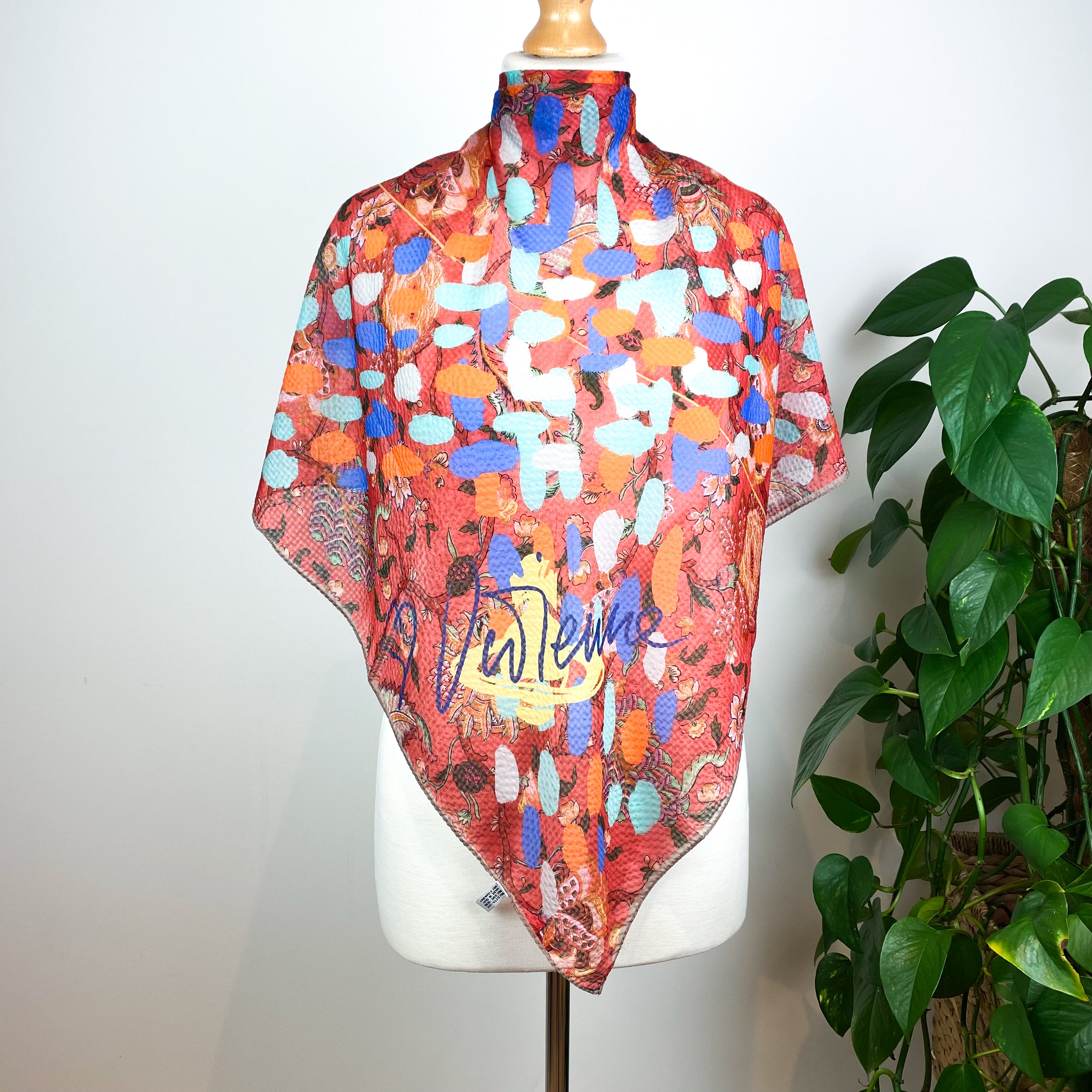Pretty Vivienne Westwood Designer Silk Scarf