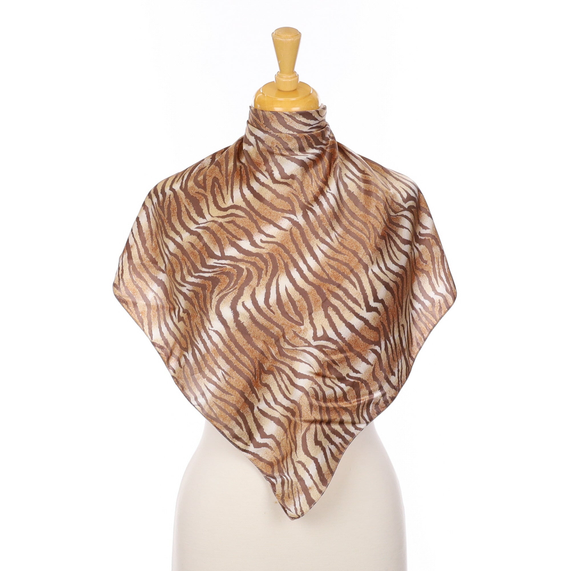 Tiger Stripe Silk Scarf
