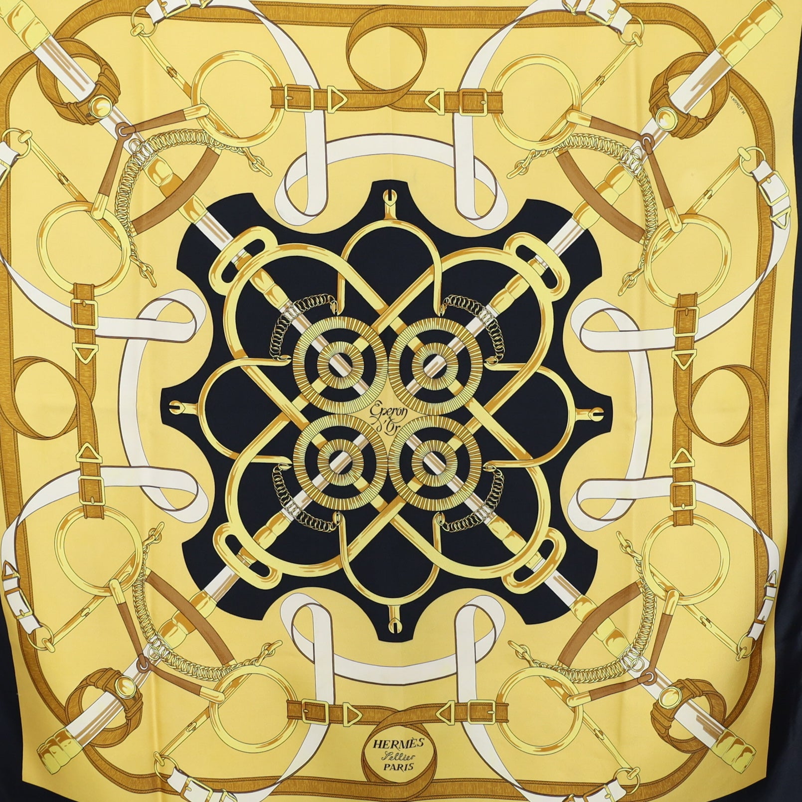 Hermès Eperon D’Or Silk Scarf