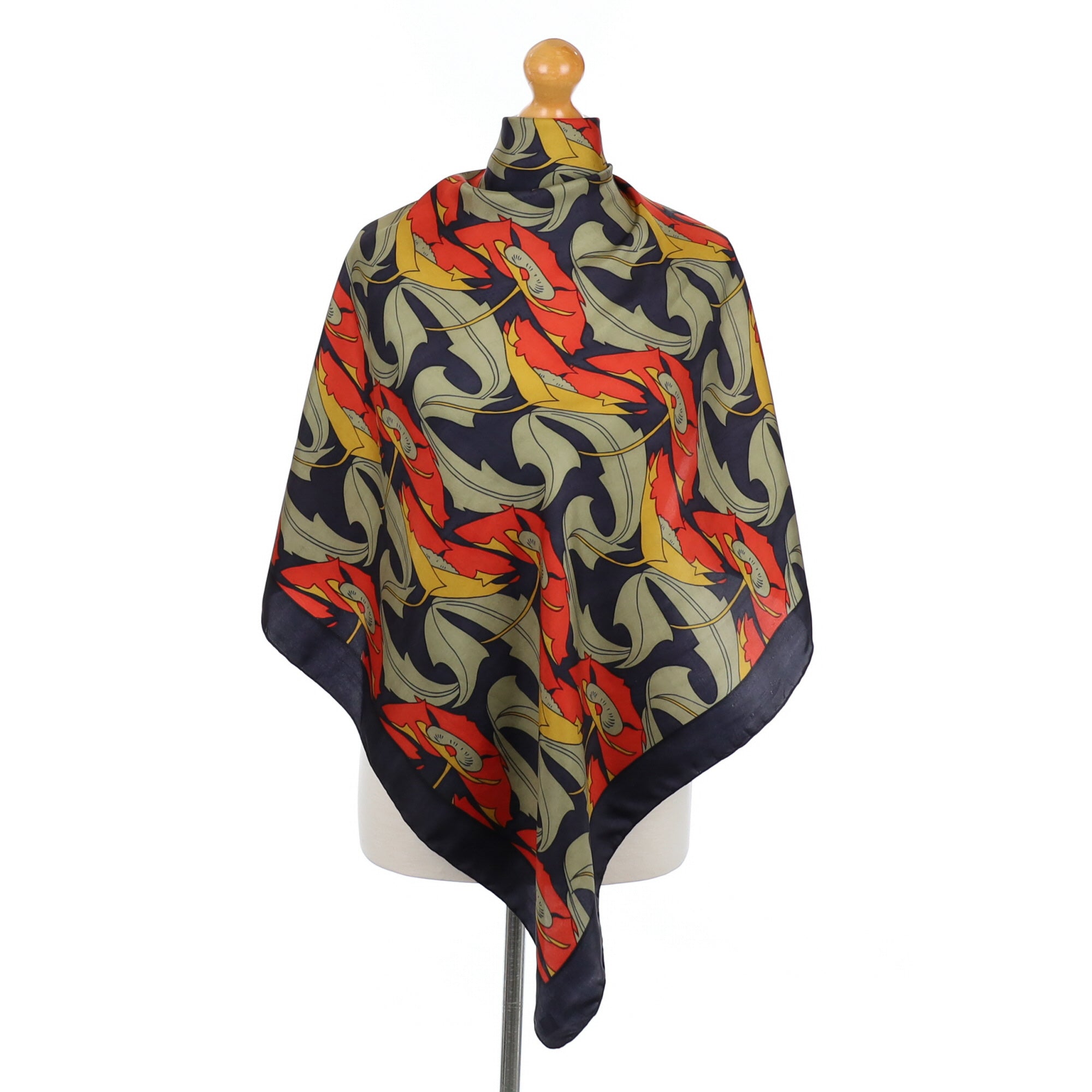Liberty Abstract Floral Silk Scarf