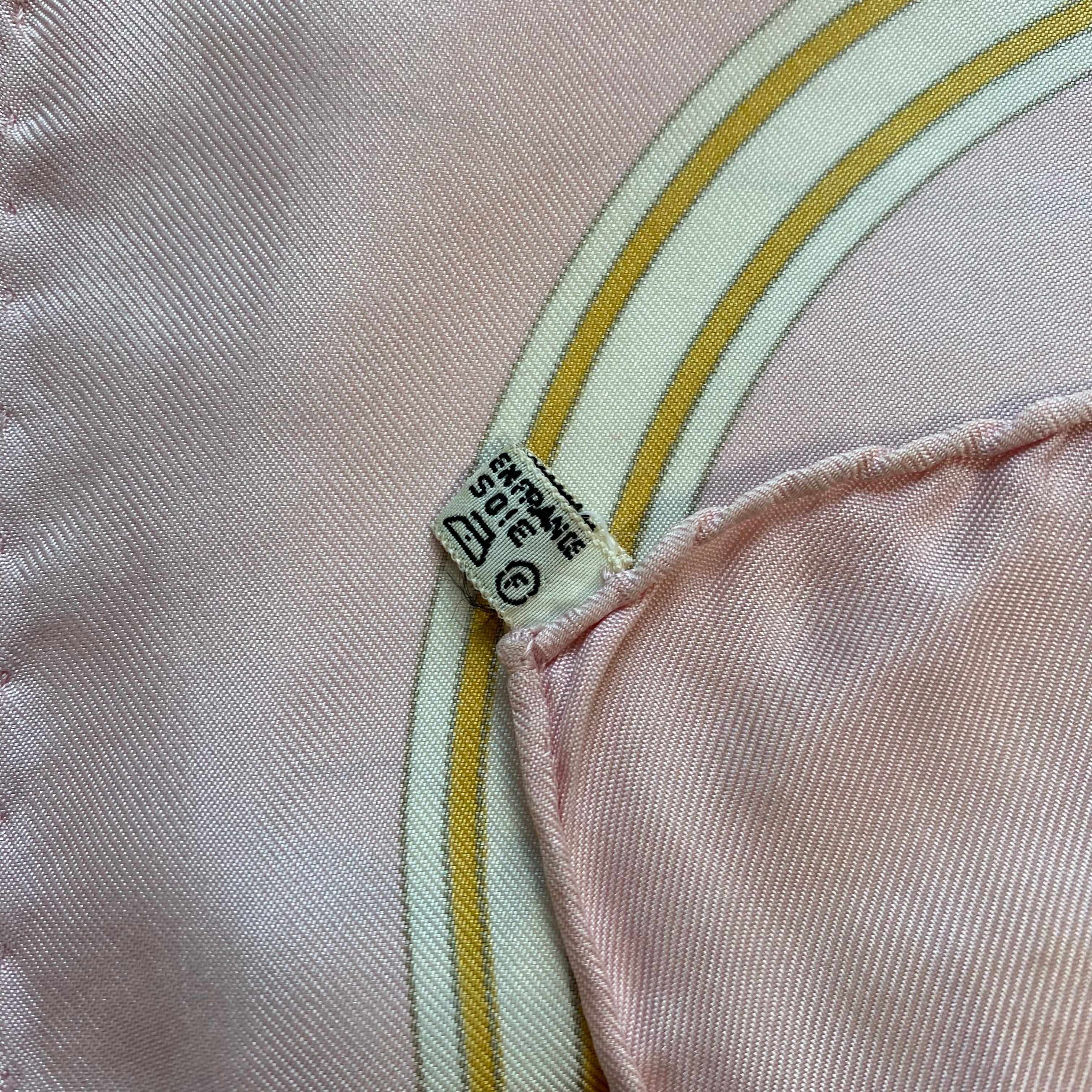 Hermès Coach & Saddle Silk Scarf
