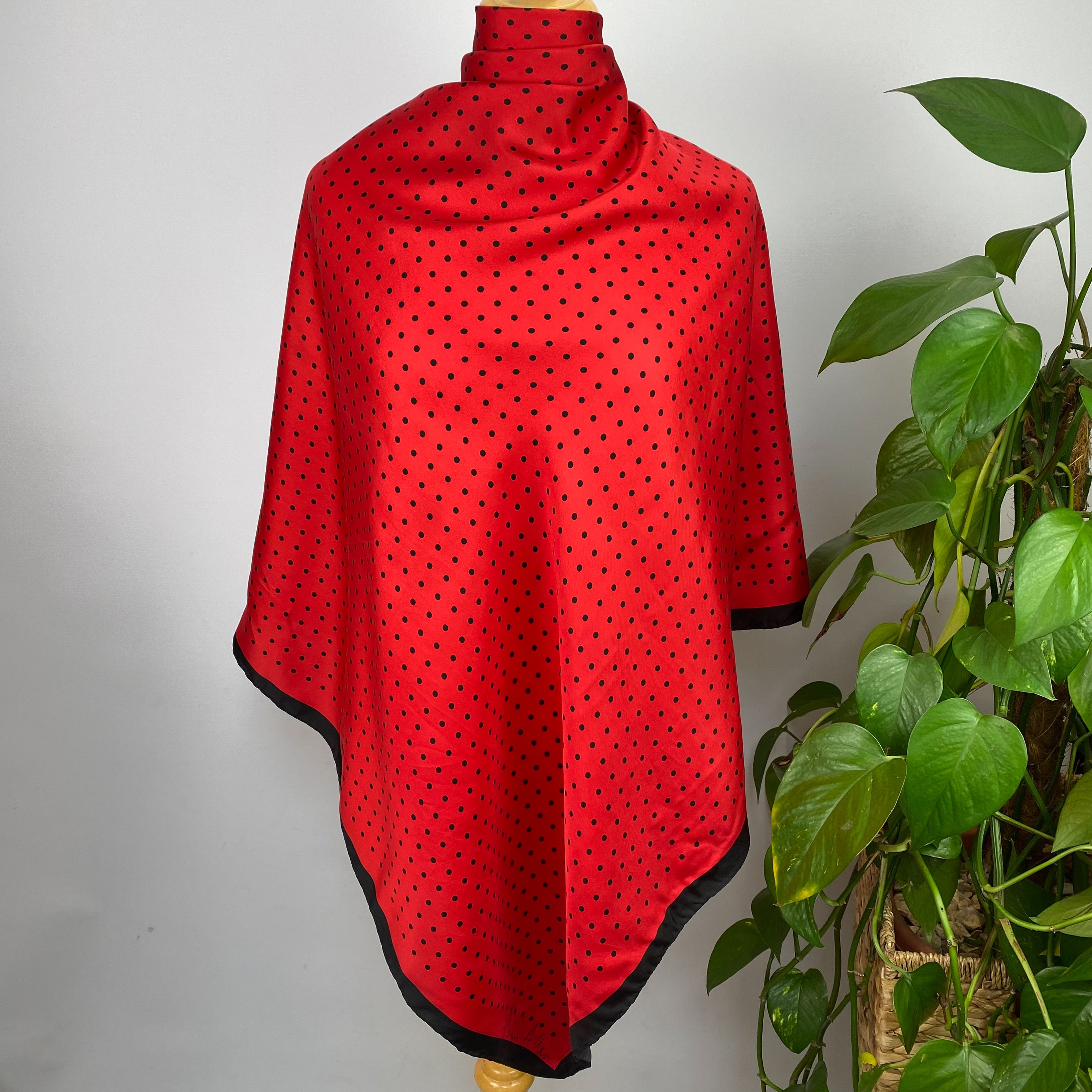 Modern Spotty Richard Allan Silk Scarf