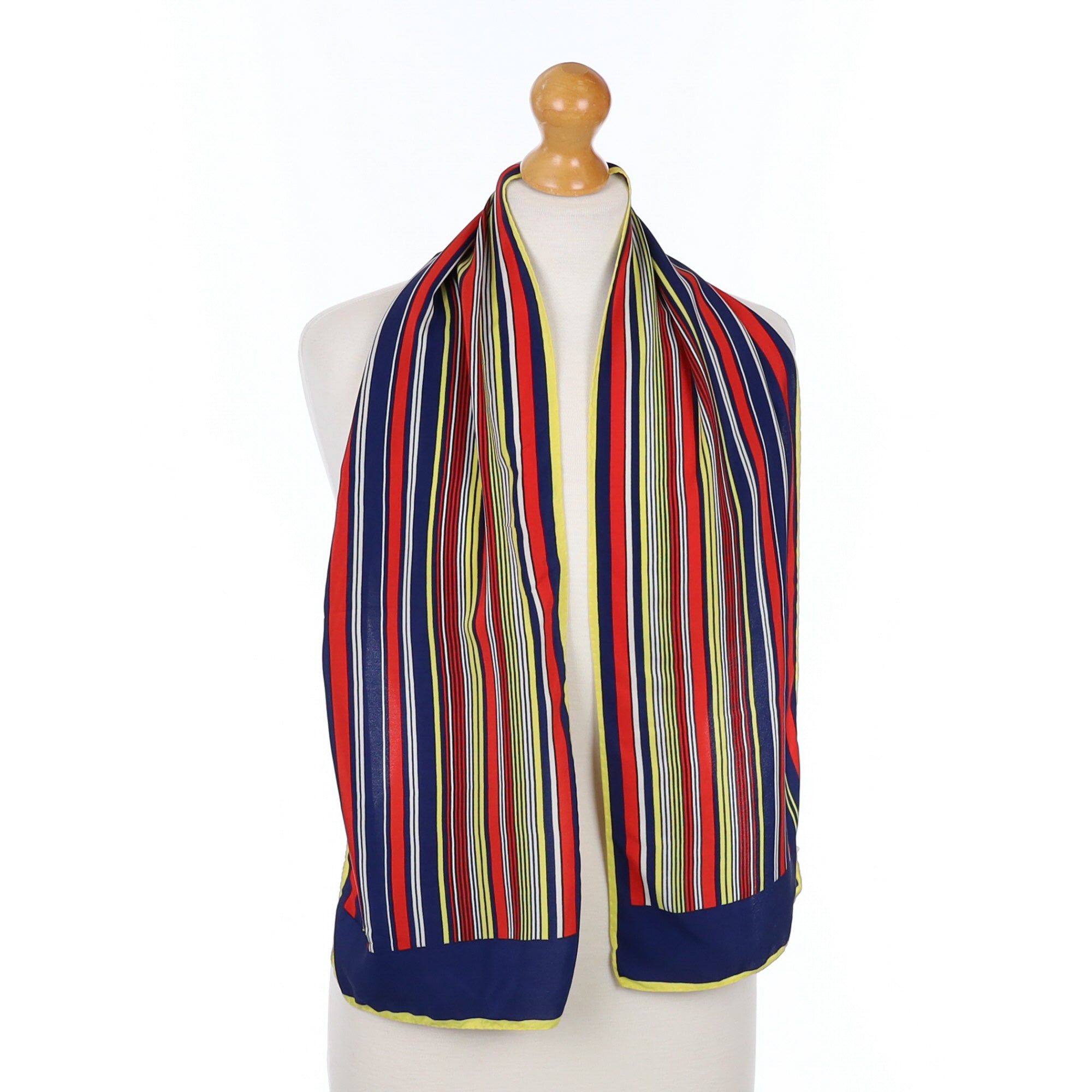 Liberty Striped Vintage Silk Scarf