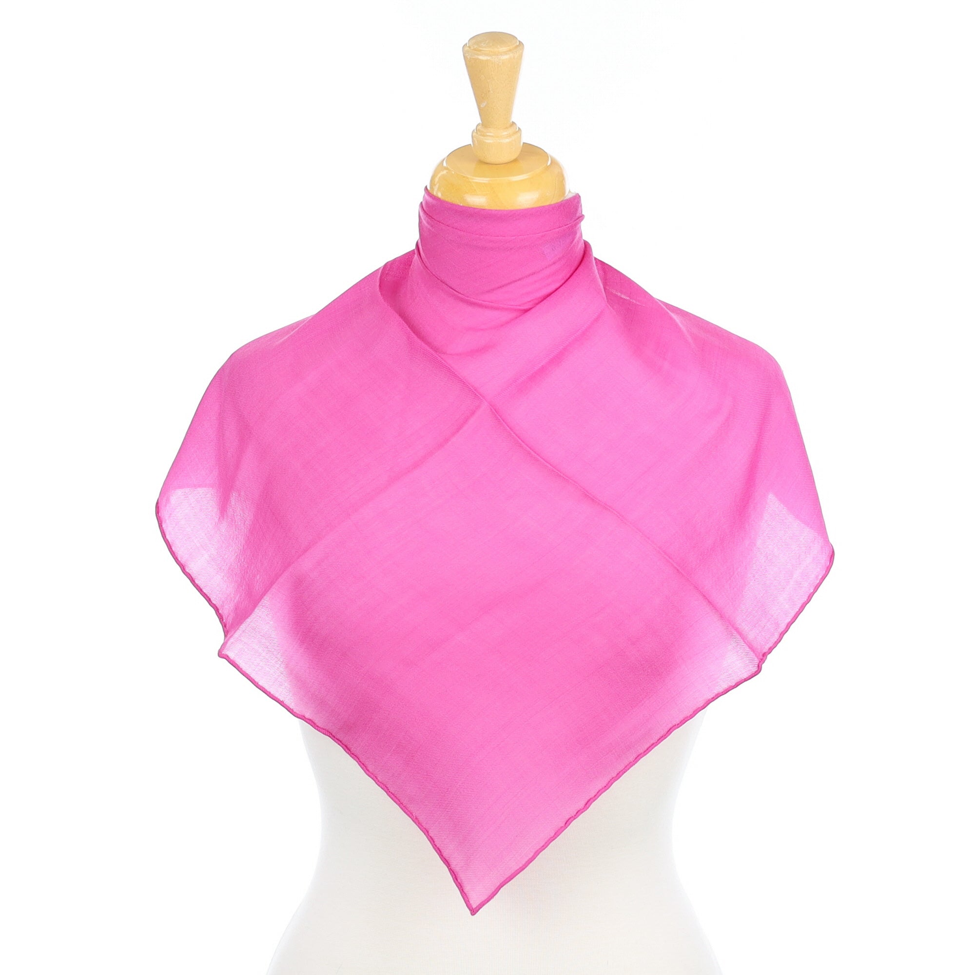 Begg & Co Hot Pink Hanover Square Cashmere Scarf