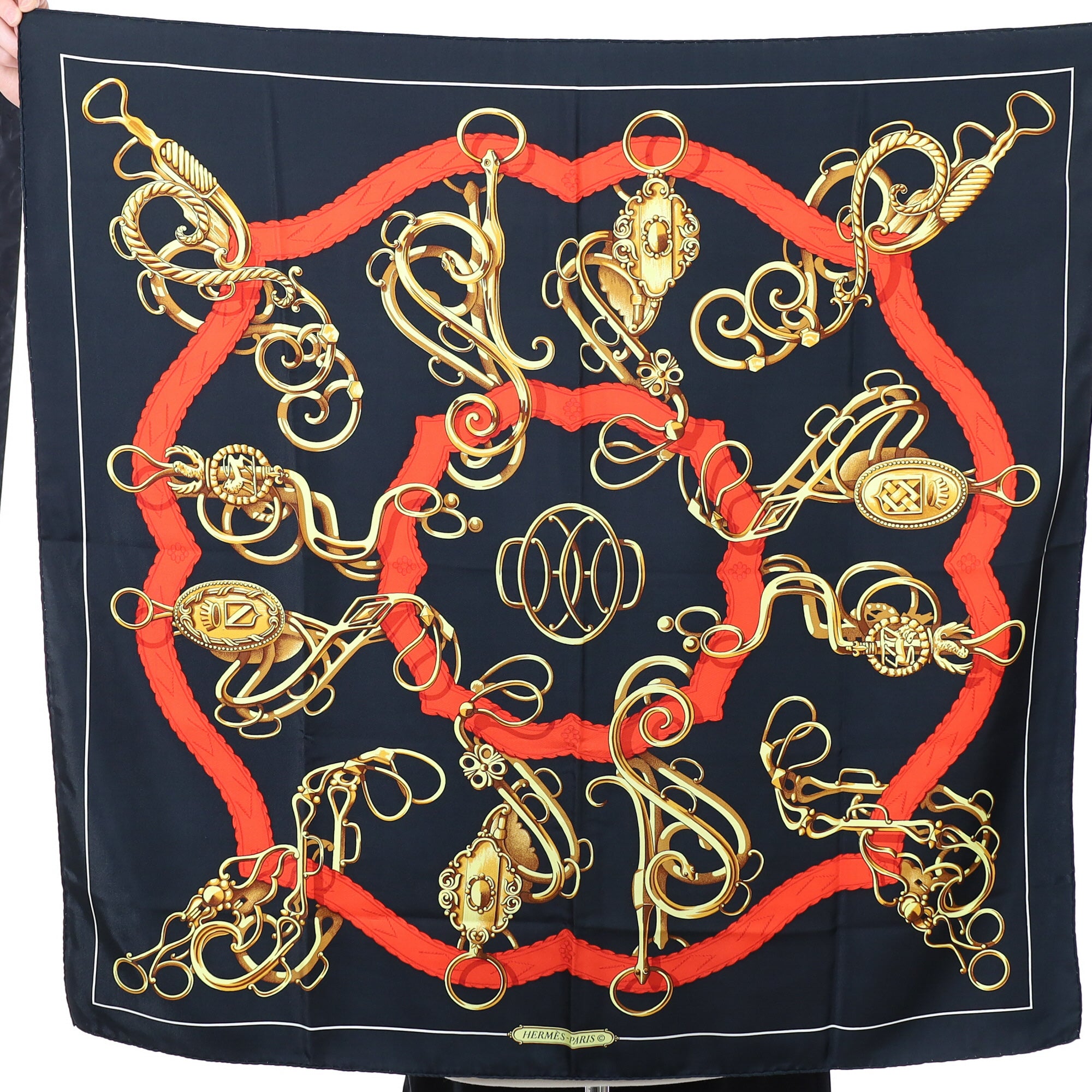 Hermès Profilé Silk Scarf