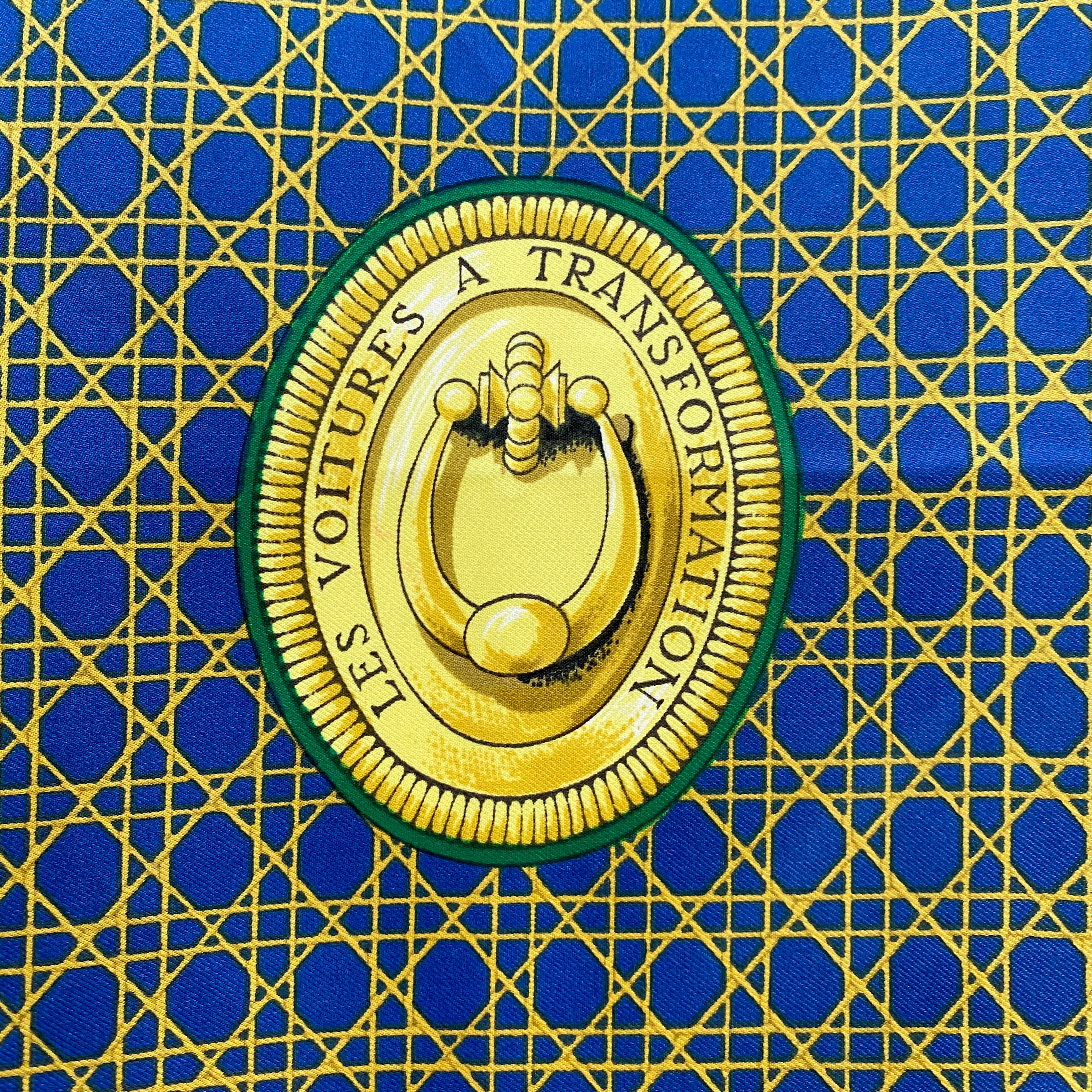 Hermès Les Voitures A Transformation Silk Scarf
