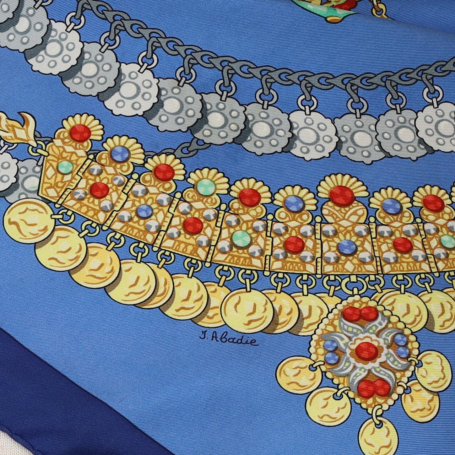 Hermès Kosmima Vintage Silk Scarf Quite Rare
