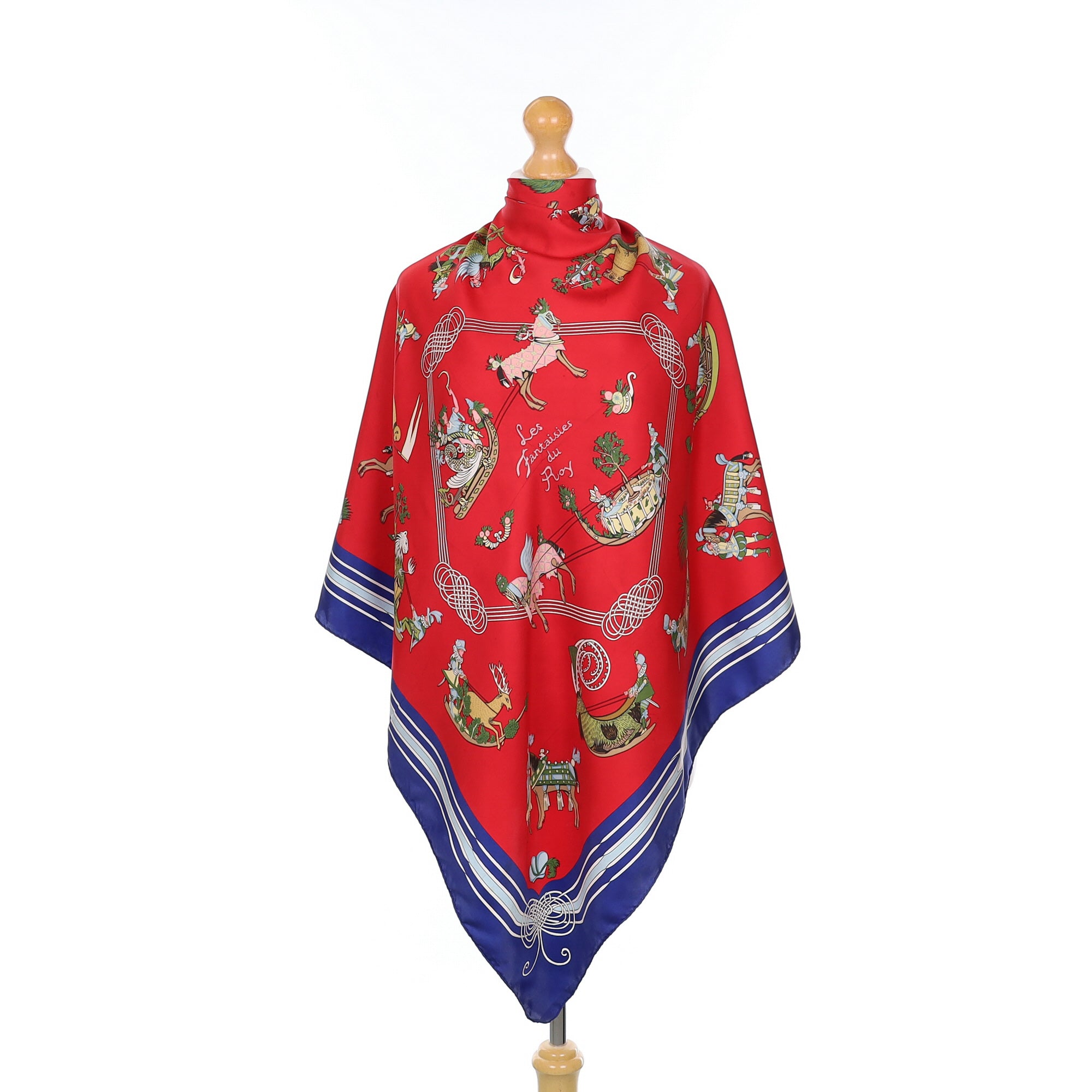 Hermès Les Fantaisies du Roy Silk Scarf