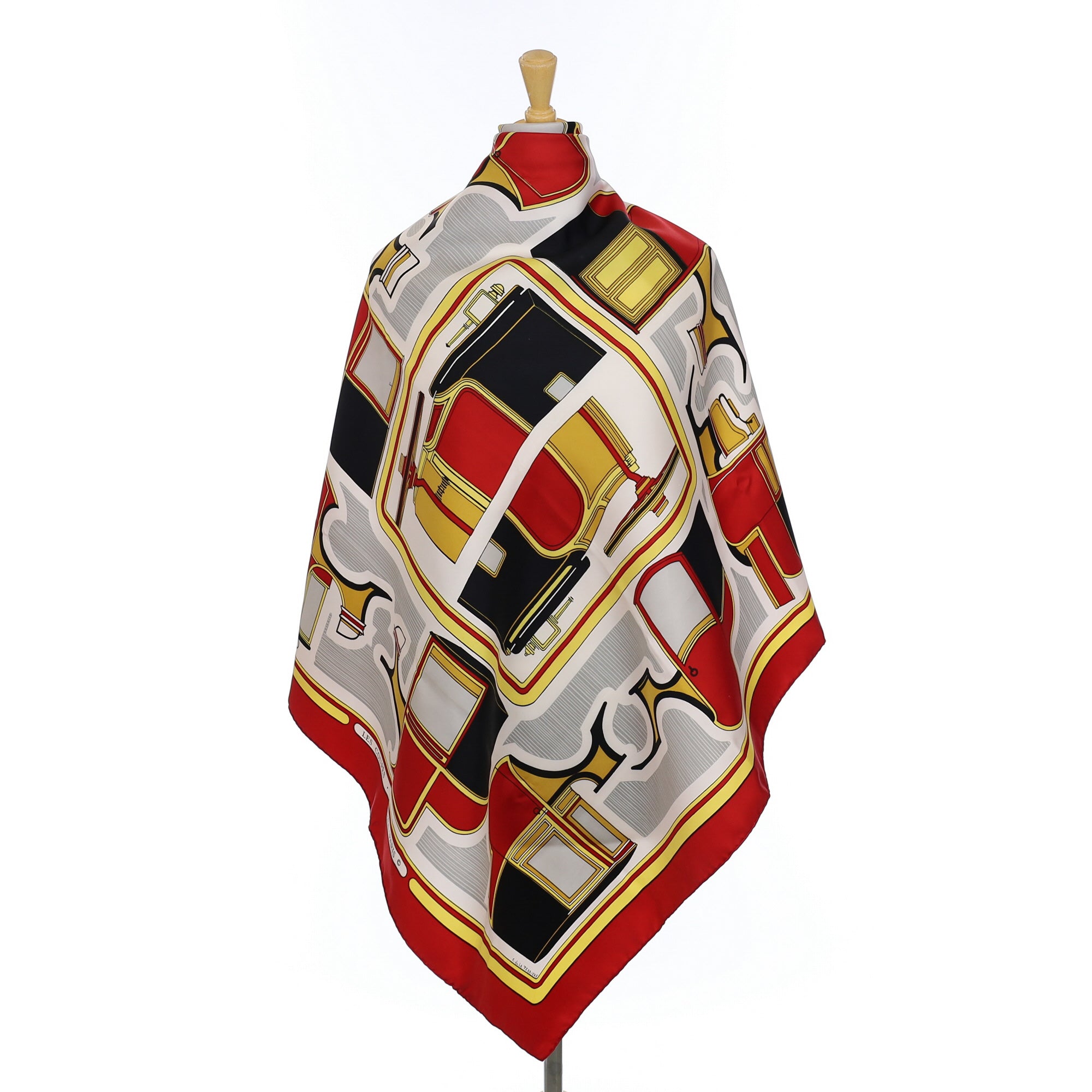 Hermès Les Coupés Silk Scarf