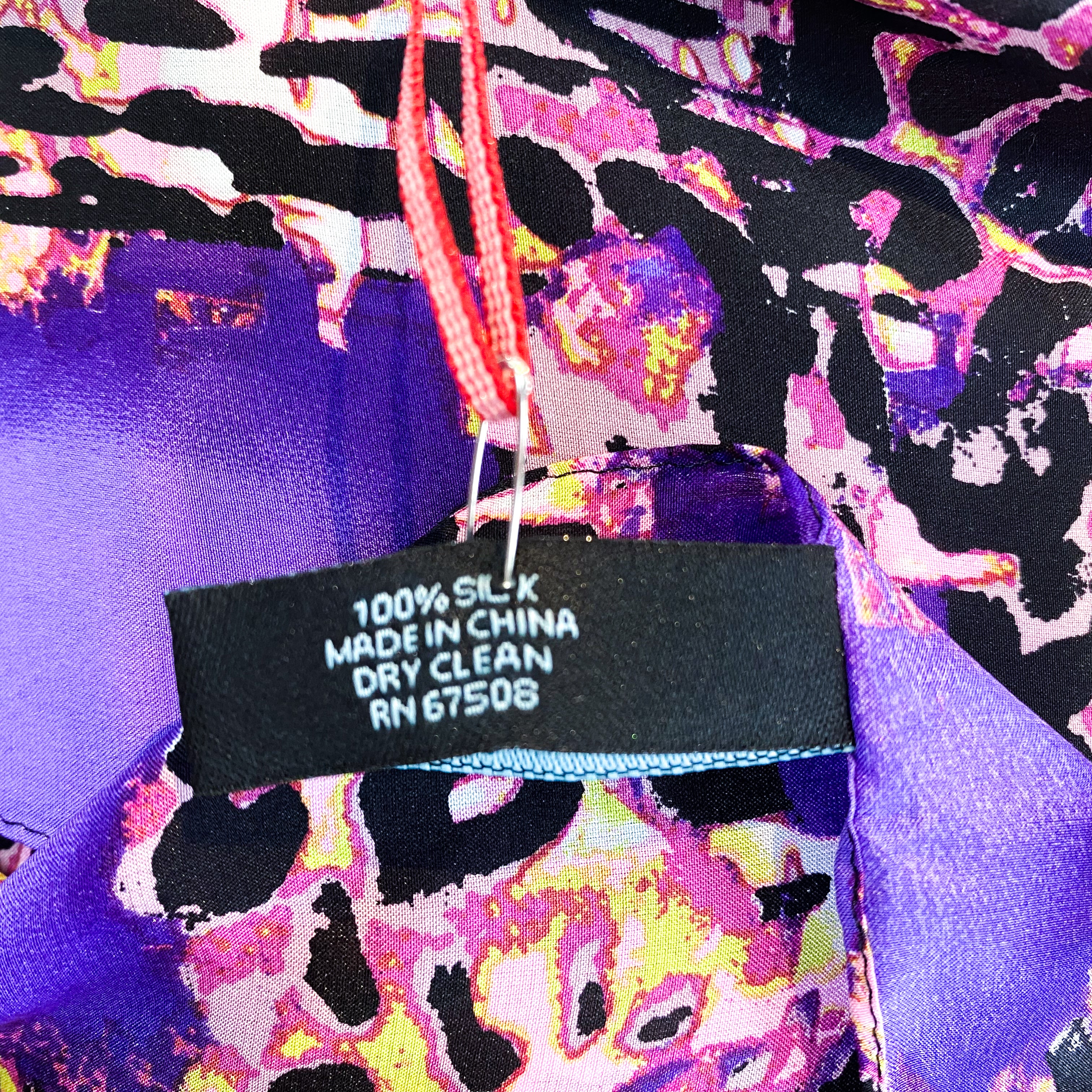 Brand New Long Cynthia Rowley Silk Scarf