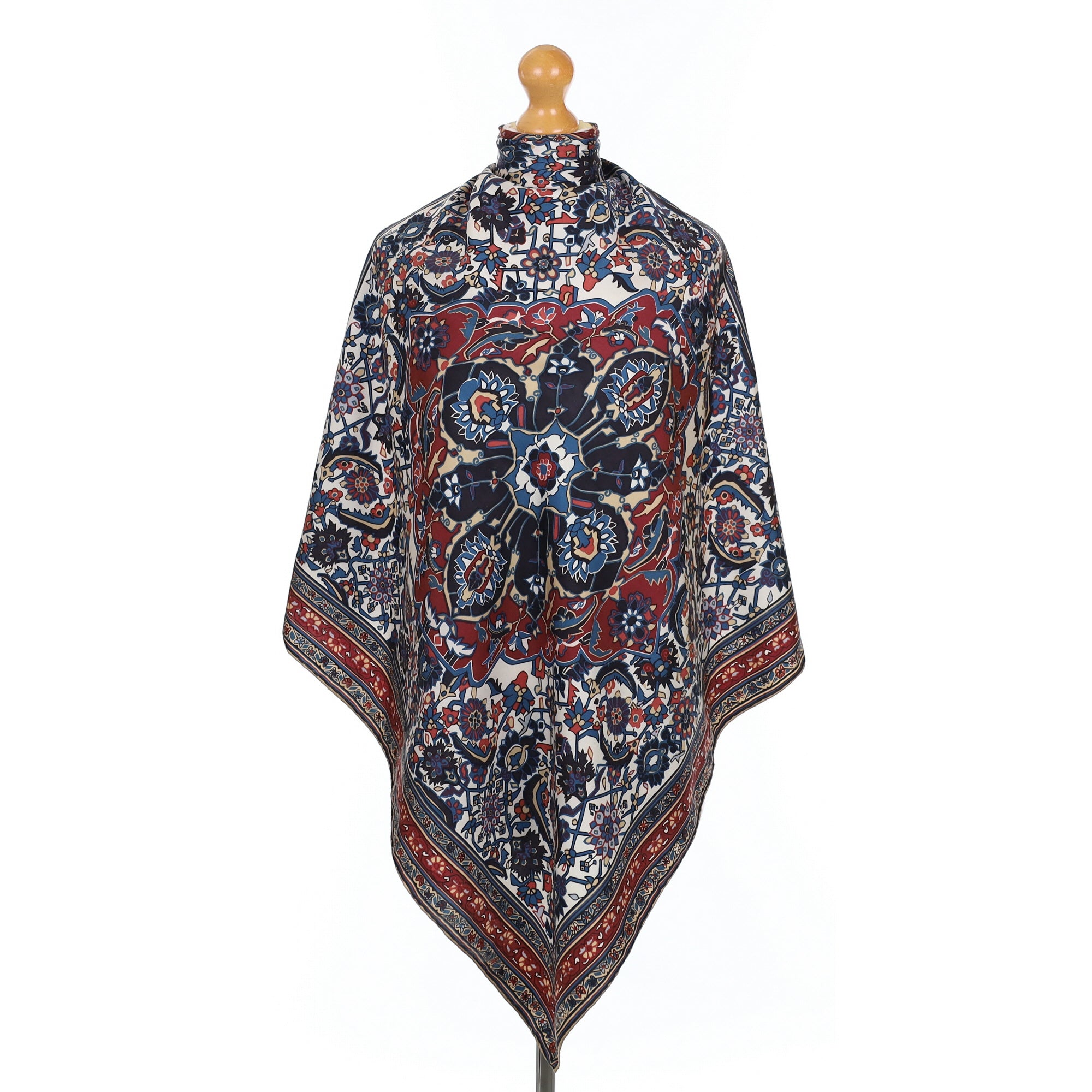 1980’s Beckford Silk Abstract Vintage Silk Scarf