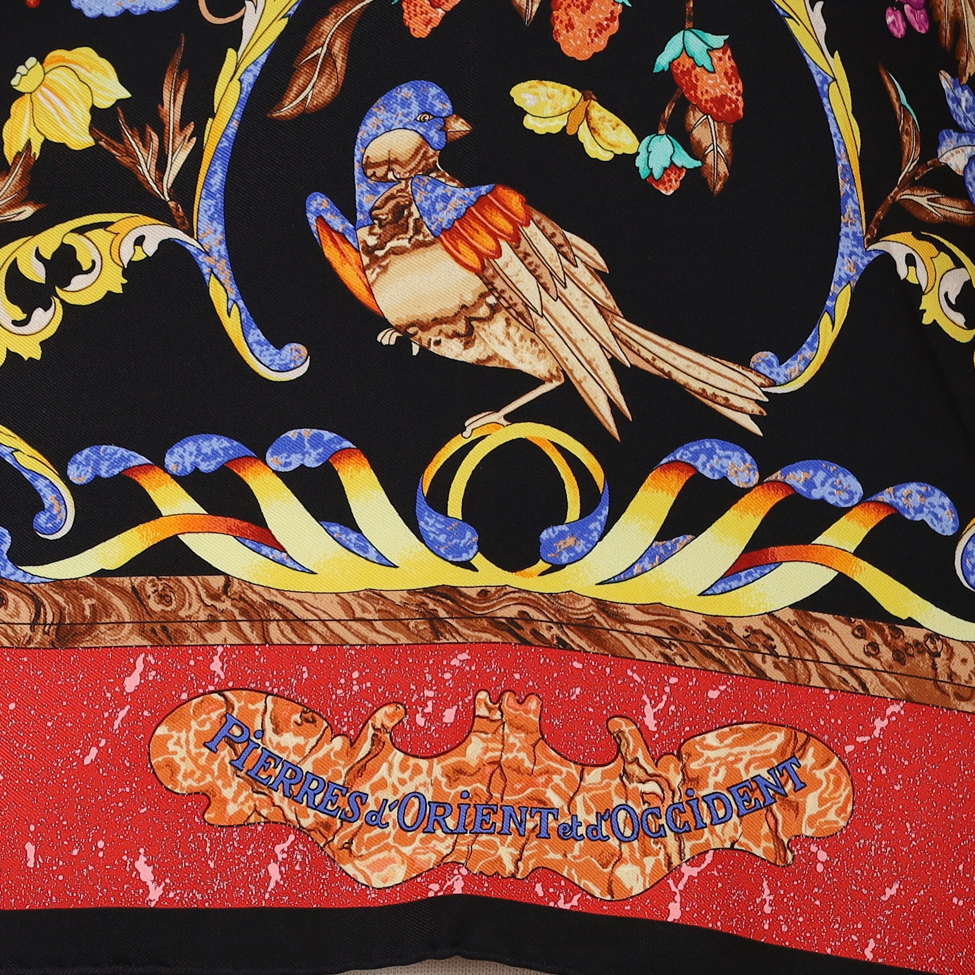 Hermès Pierres d’Orient et d’Occident Silk Scarf