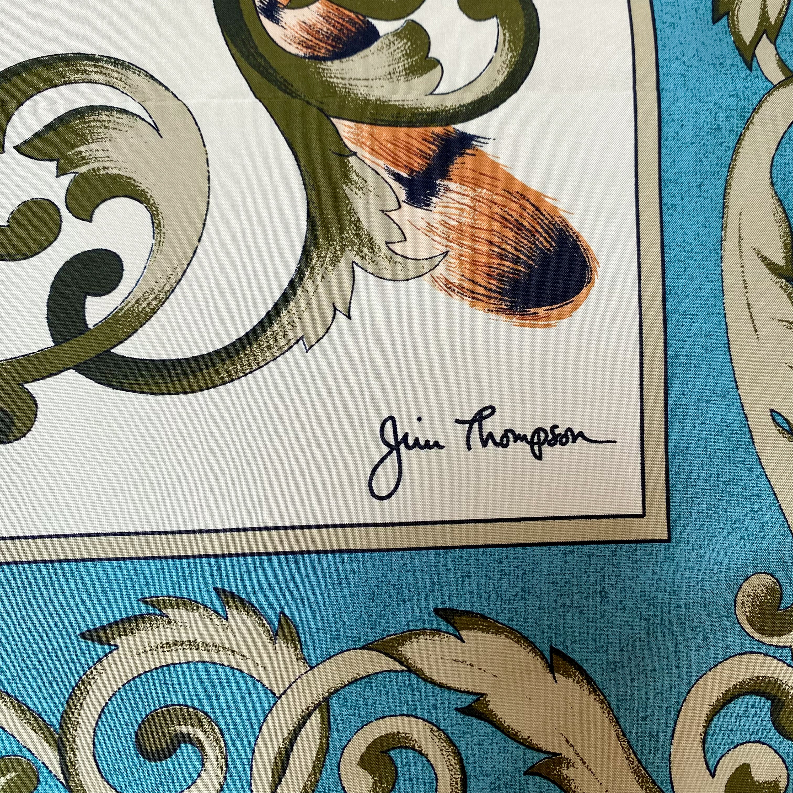 Brand New Jim Thompson Thai Silk Scarf