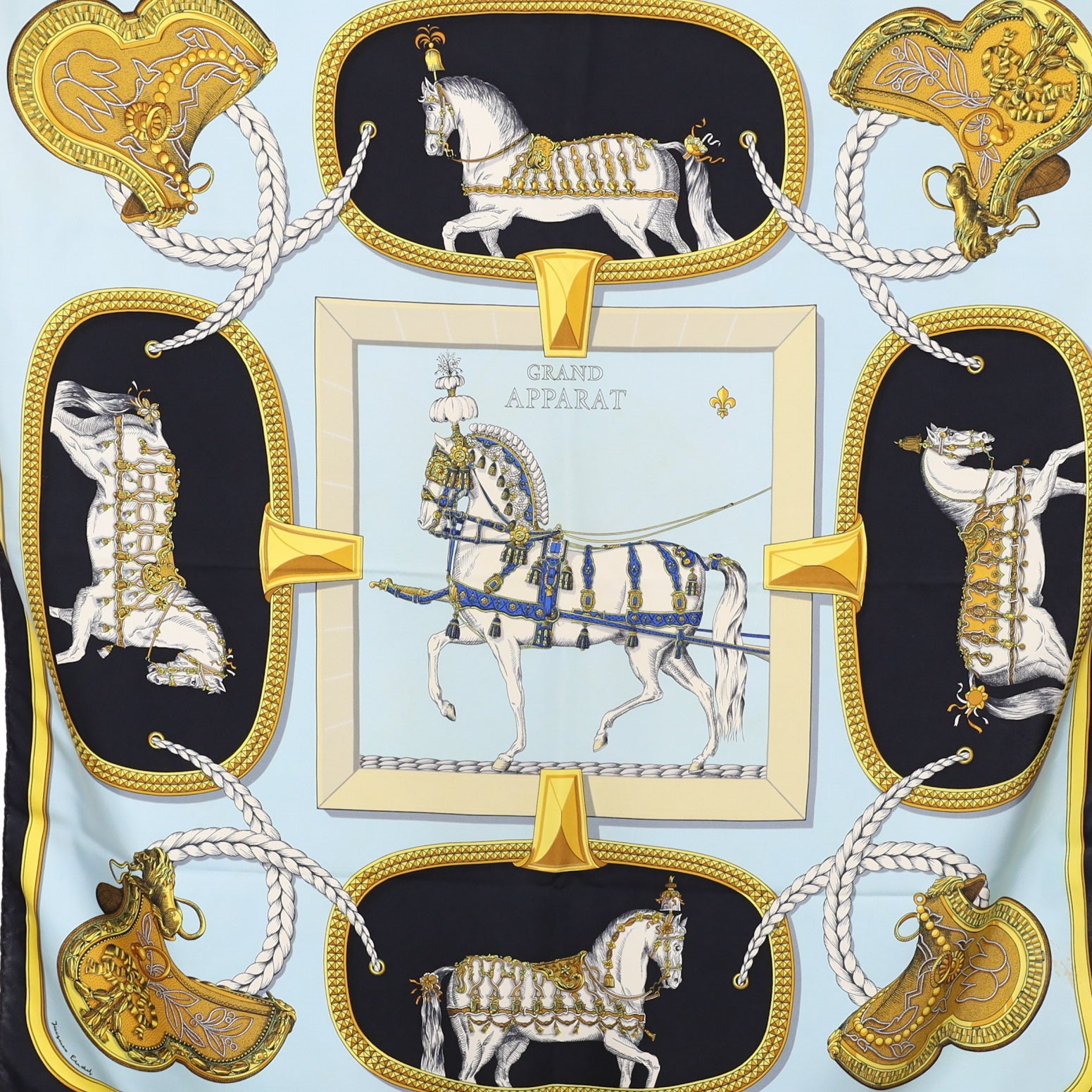 Hermès Grand Apparat Silk Scarf