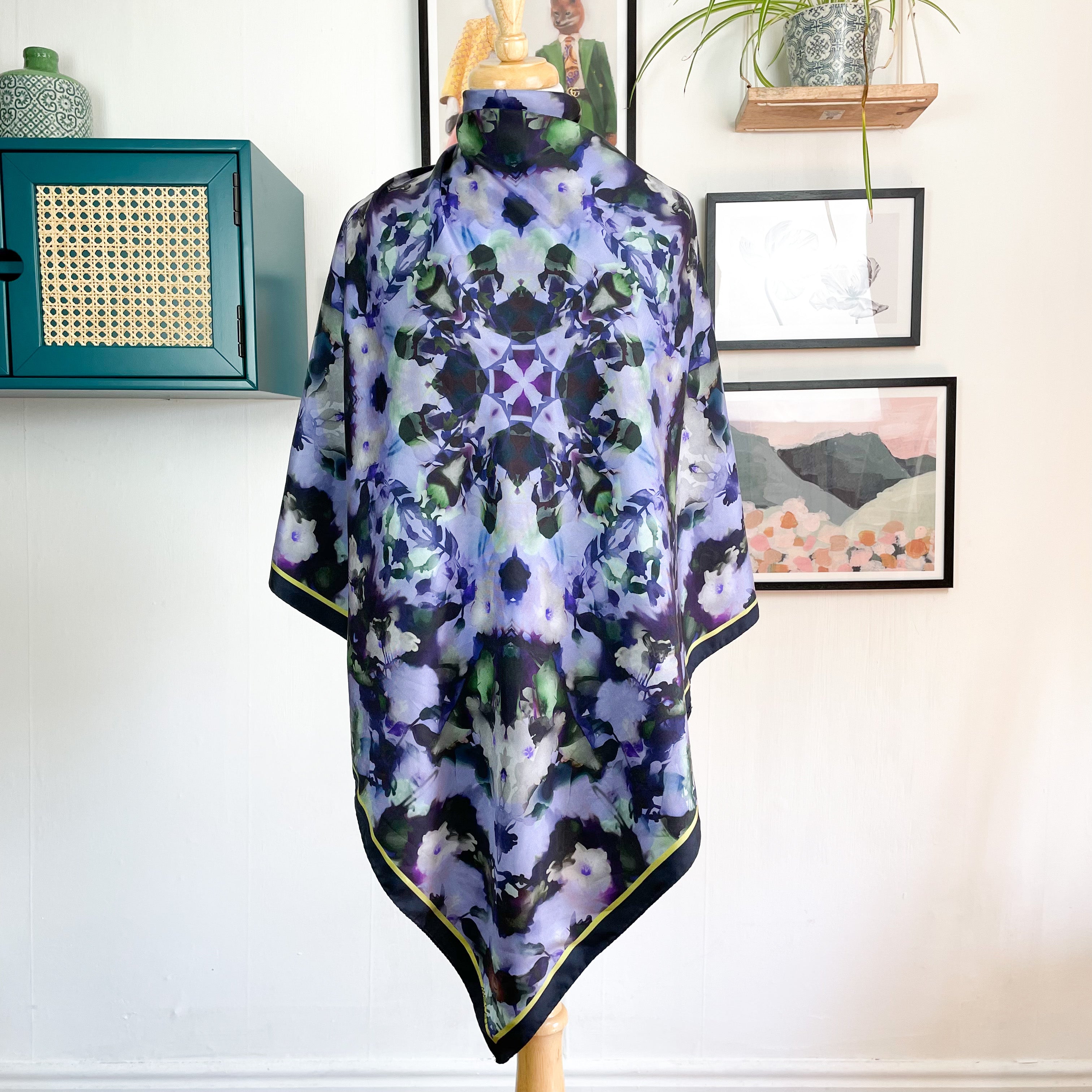 Marc Cain Floral Designer Silk Scarf