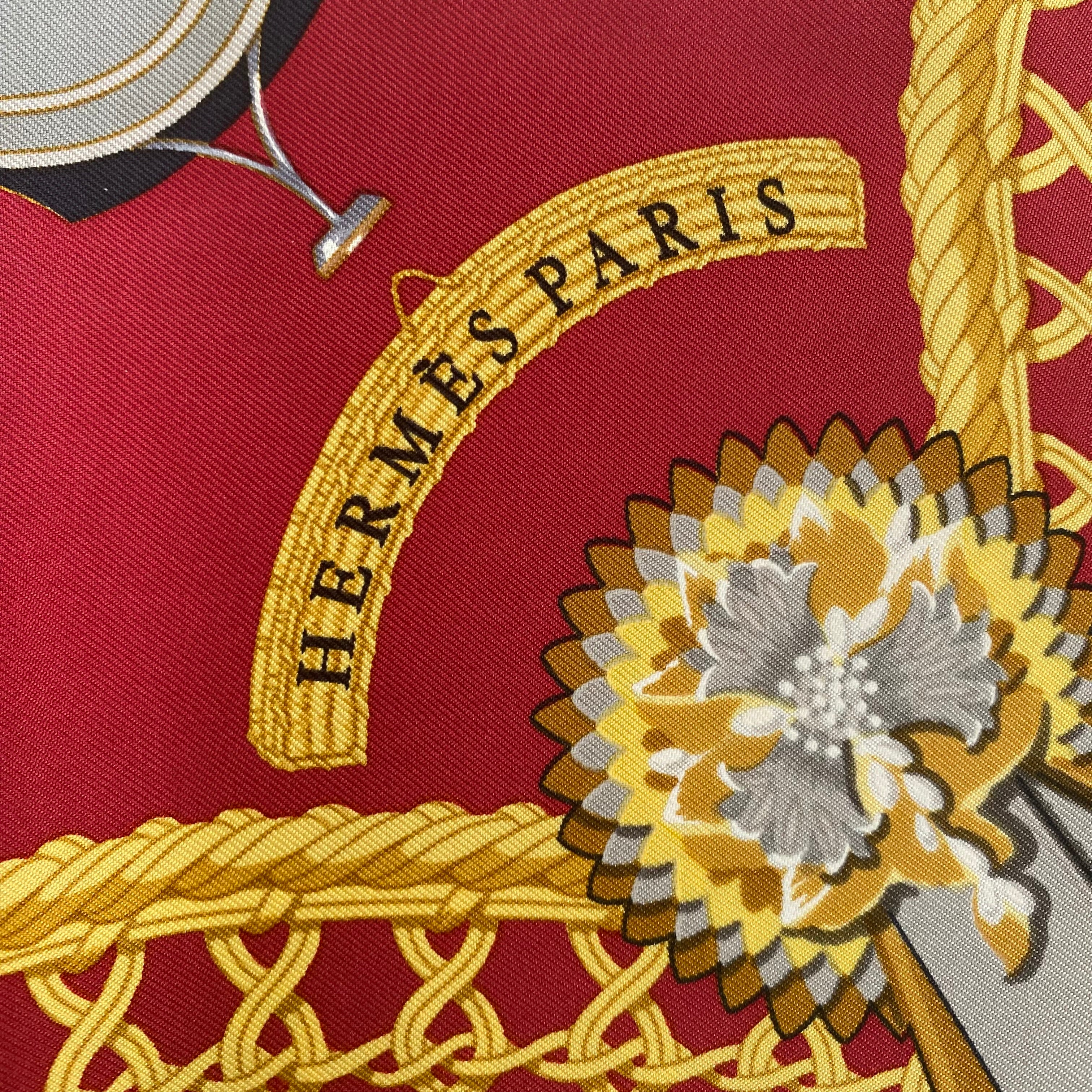 Hermès Voitures Paniers Silk Scarf