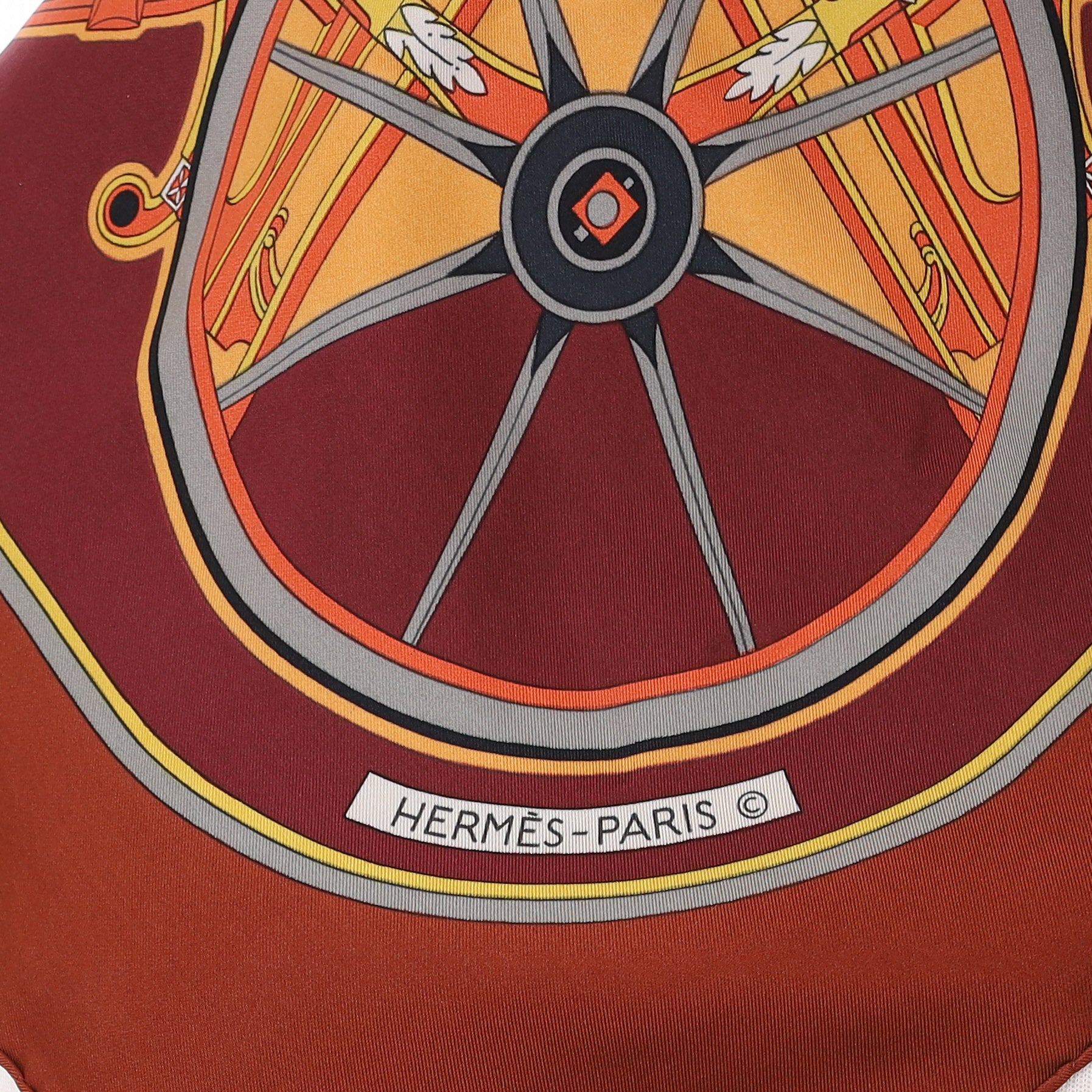 Hermès Washington’s Carriage Vintage Silk Scarf