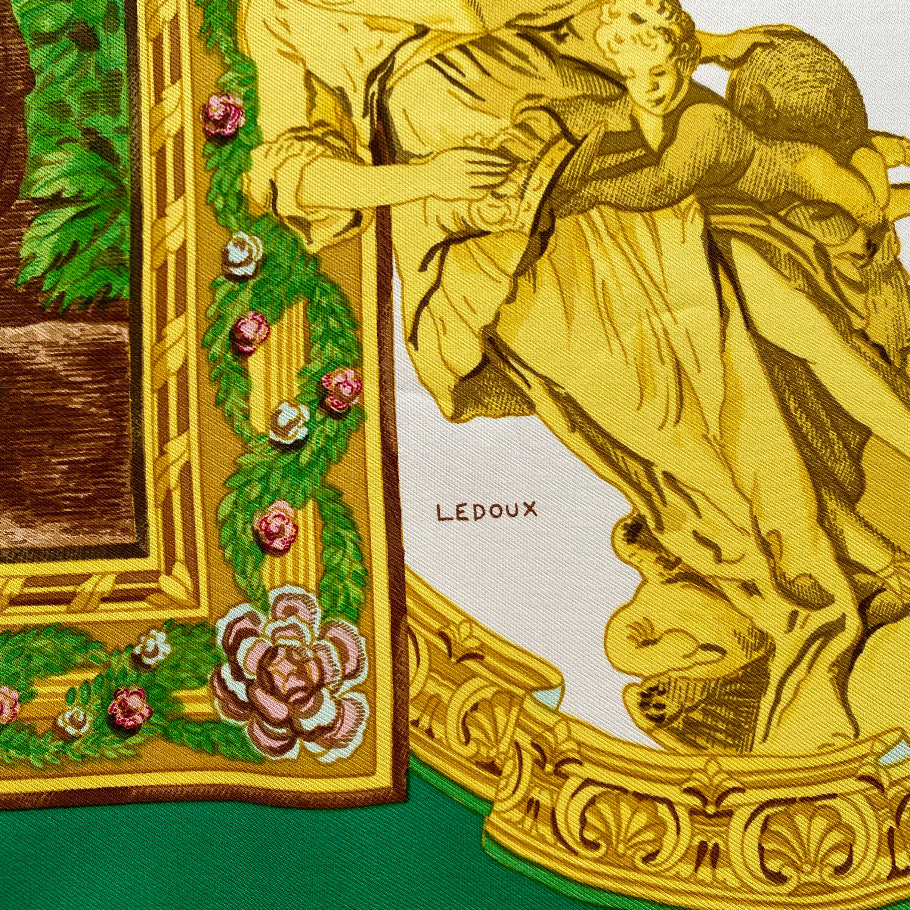 Hermès Haute Lice Designer Silk Scarf