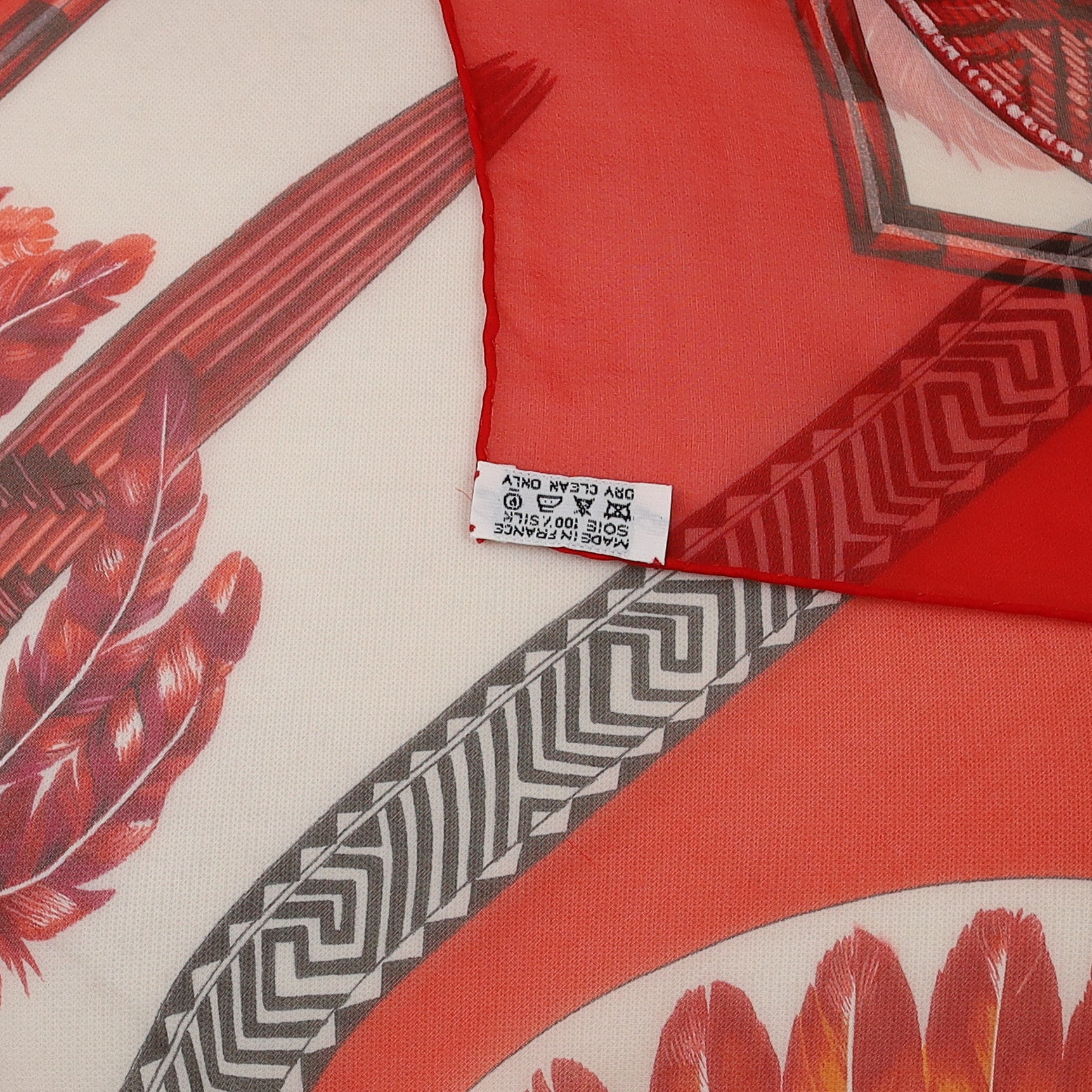 Brand New Hermès Brazil Mousseline Silk Scarf