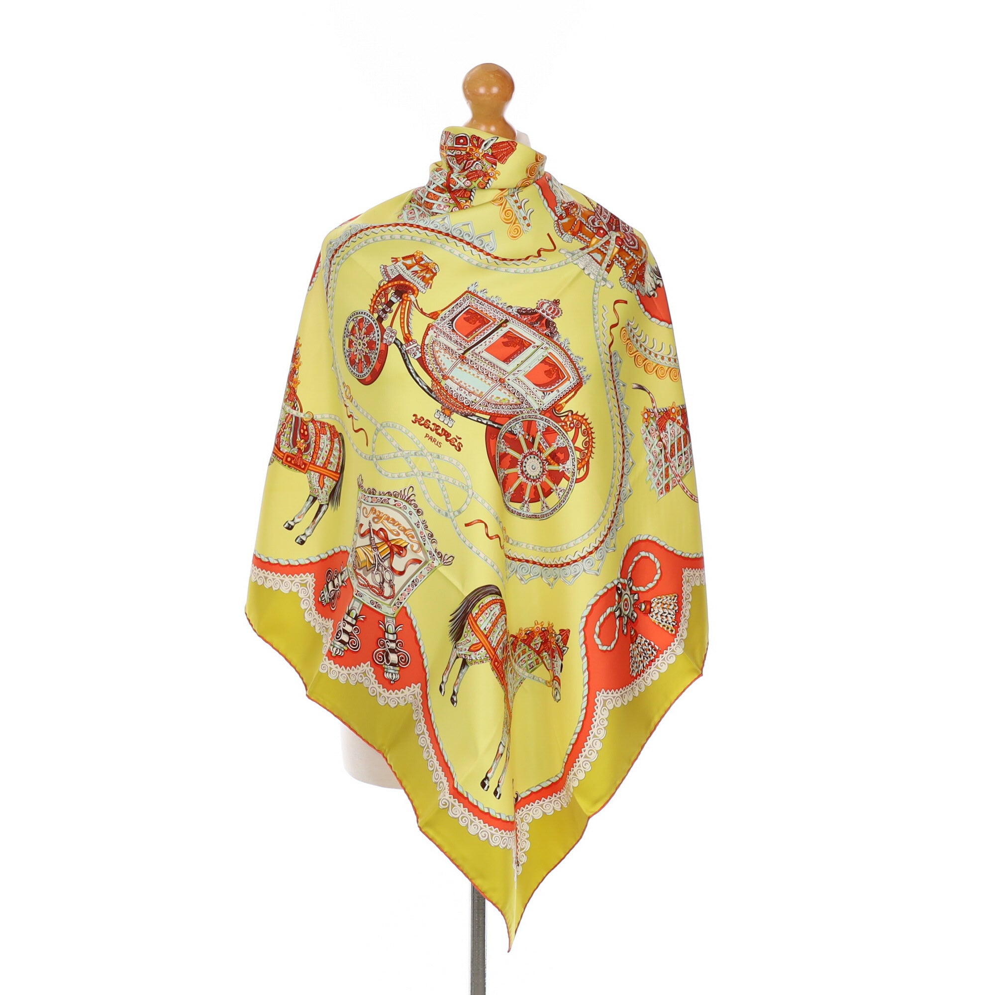 Pristine Boxed Hermès Paperole Silk Scarf Rare
