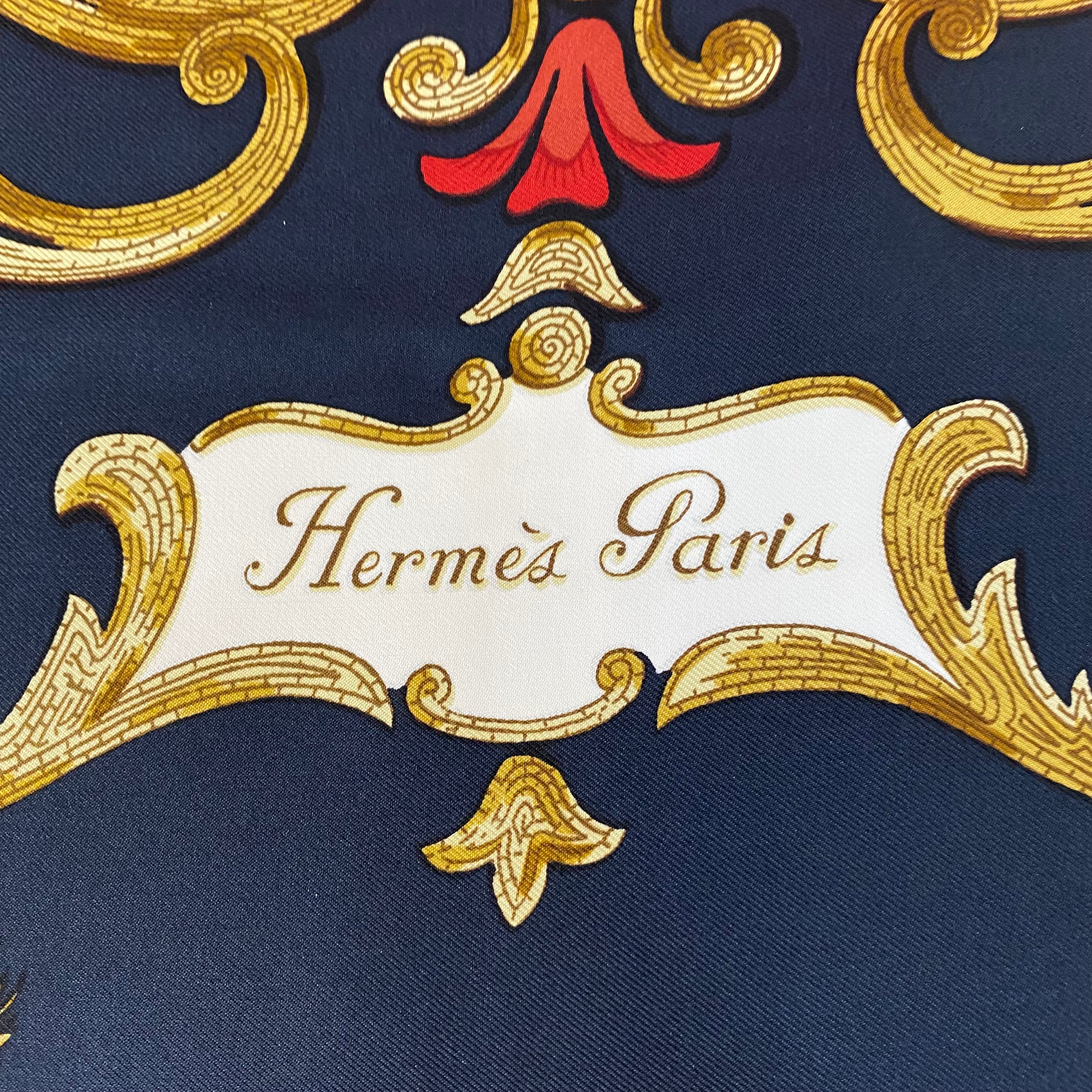 Hermès Cheval Turc Silk Scarf