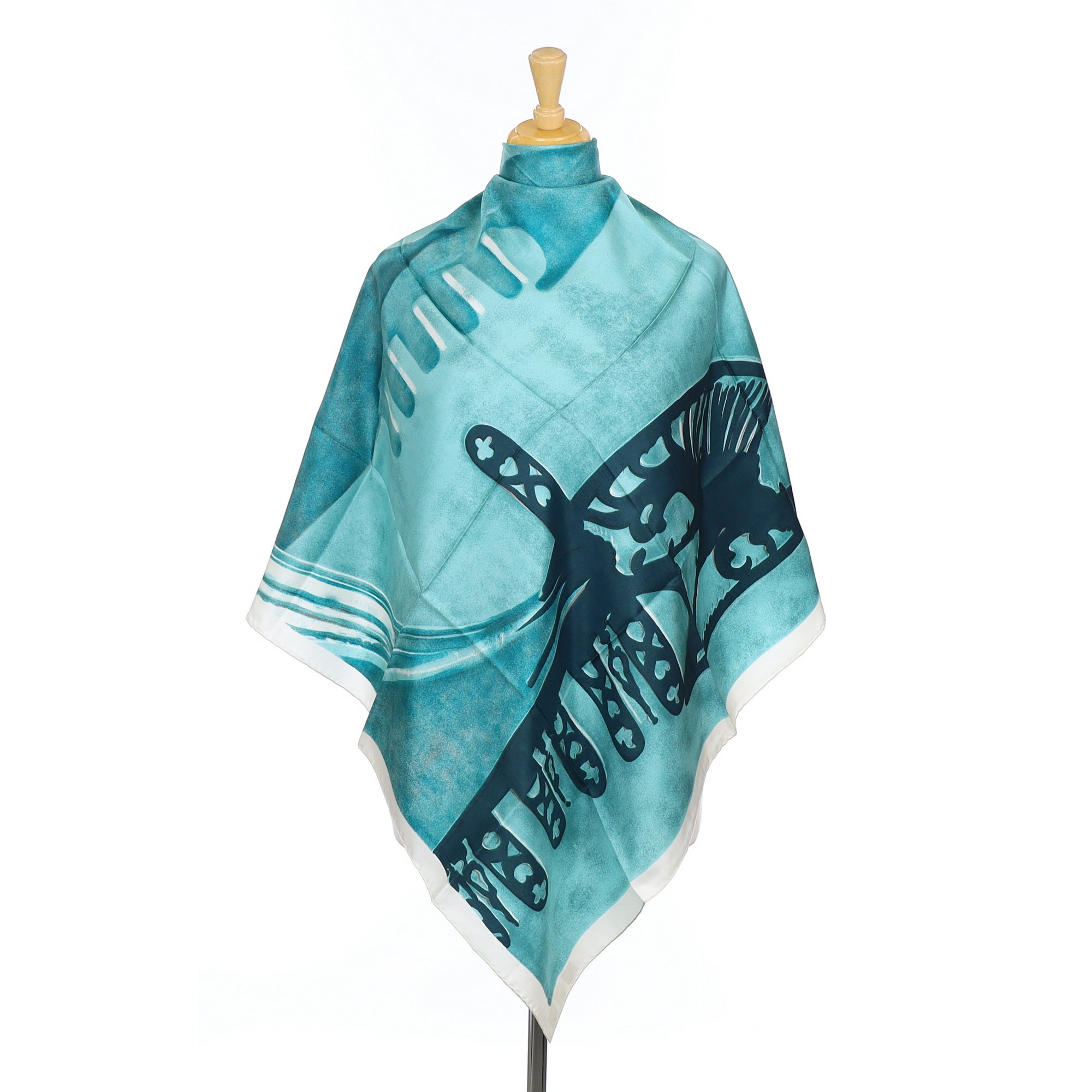 Brand New Salvatore Ferragamo Vintage Silk Scarf