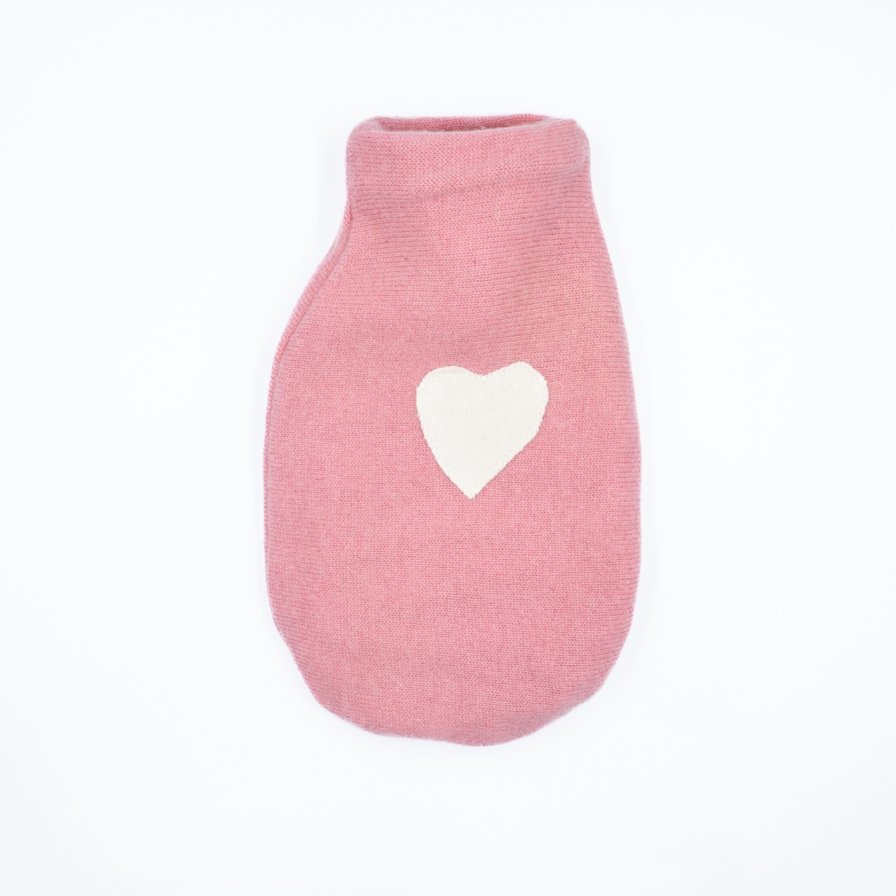 Flamingo Pink Cashmere Small Hot Water Bottle
